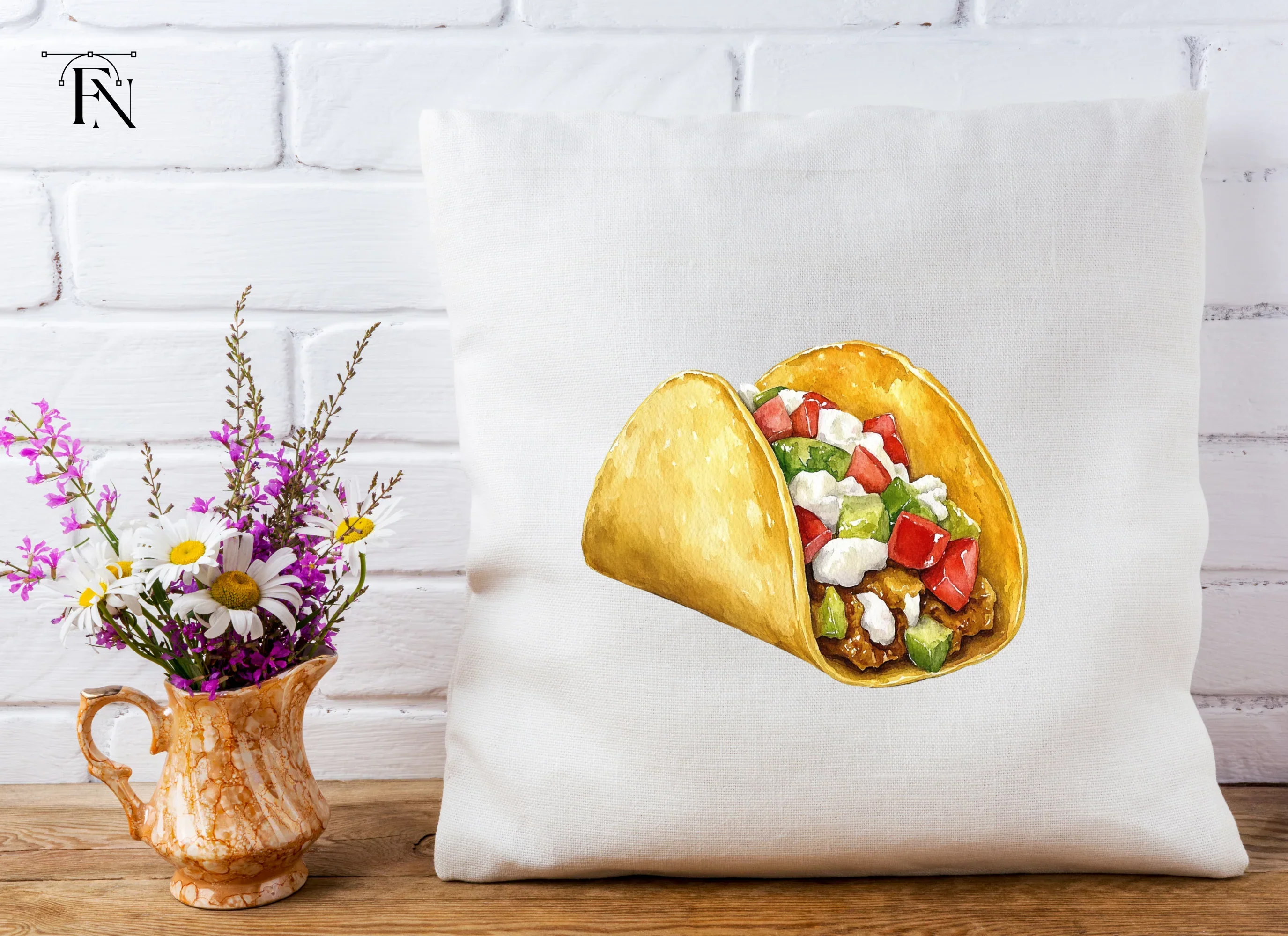 Gourmet Tacos with Avocado Cheese Clipart Bundle - Image 4