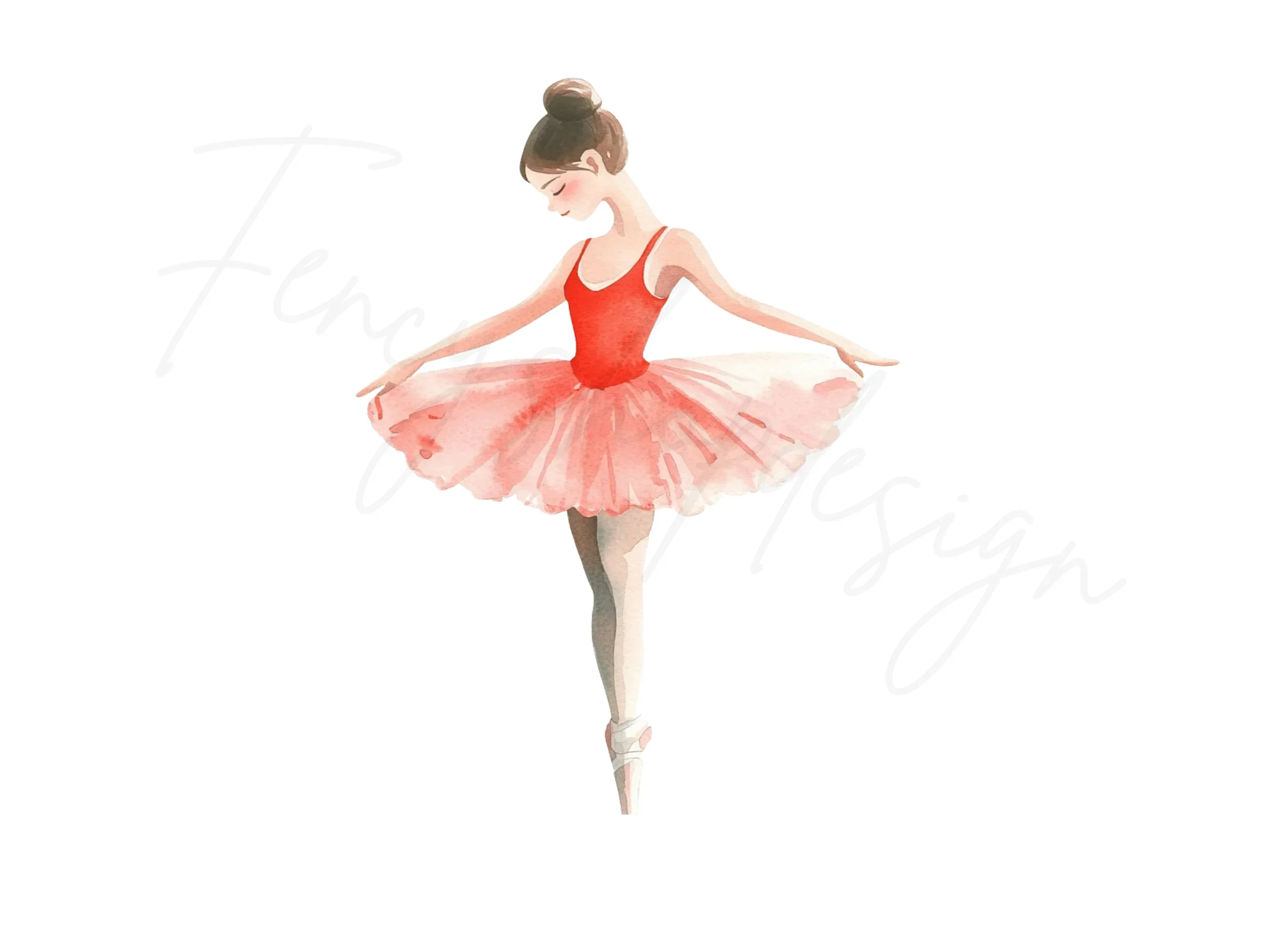 Graceful Ballerina Clipart Bundle - Image 3