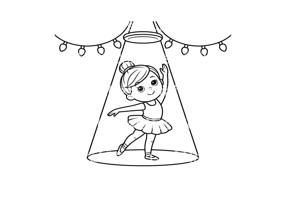 Graceful Ballerinas Coloring Books - Image 2