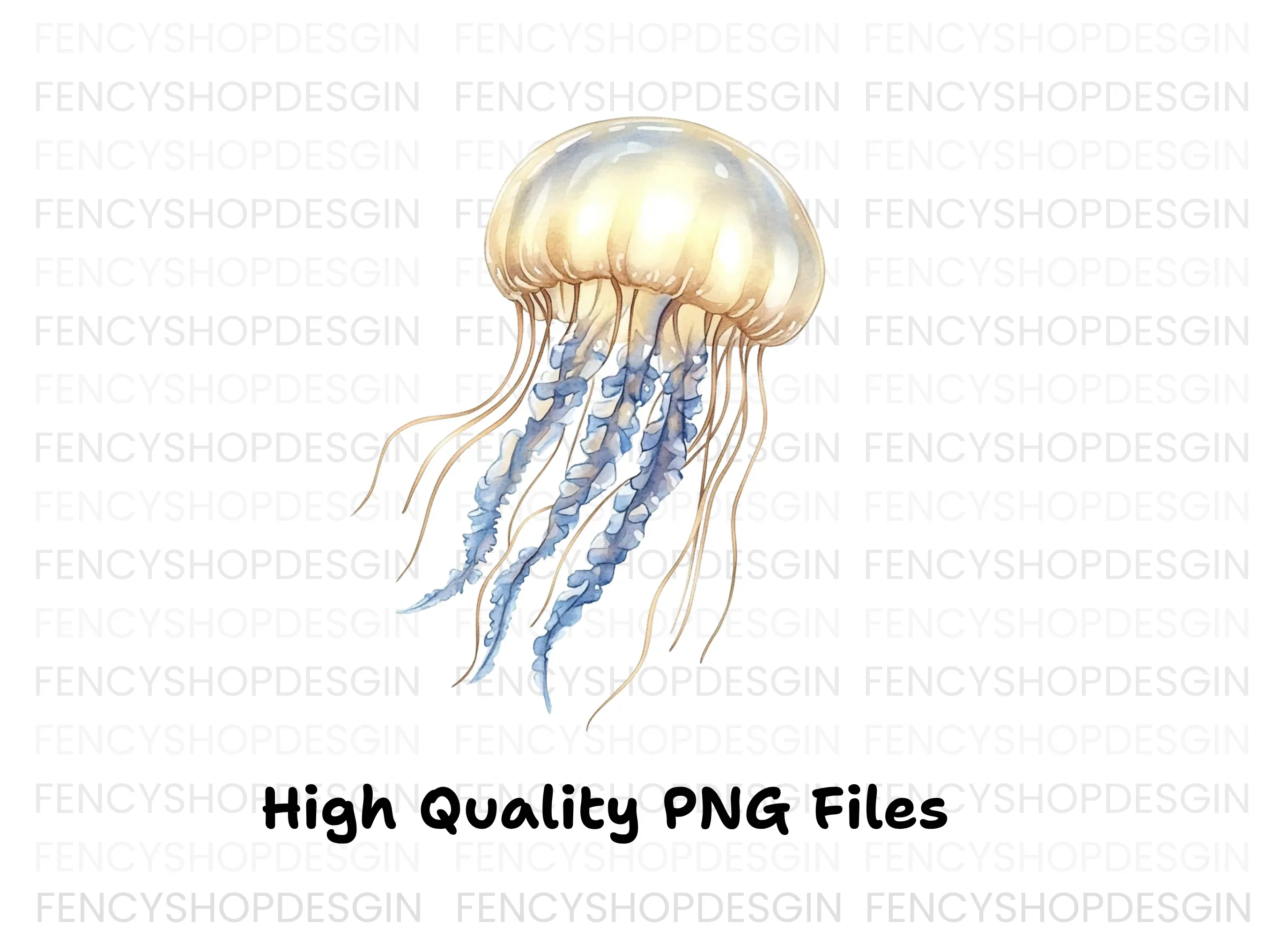 Graceful Jellyfish Clipart Bundle - Image 2