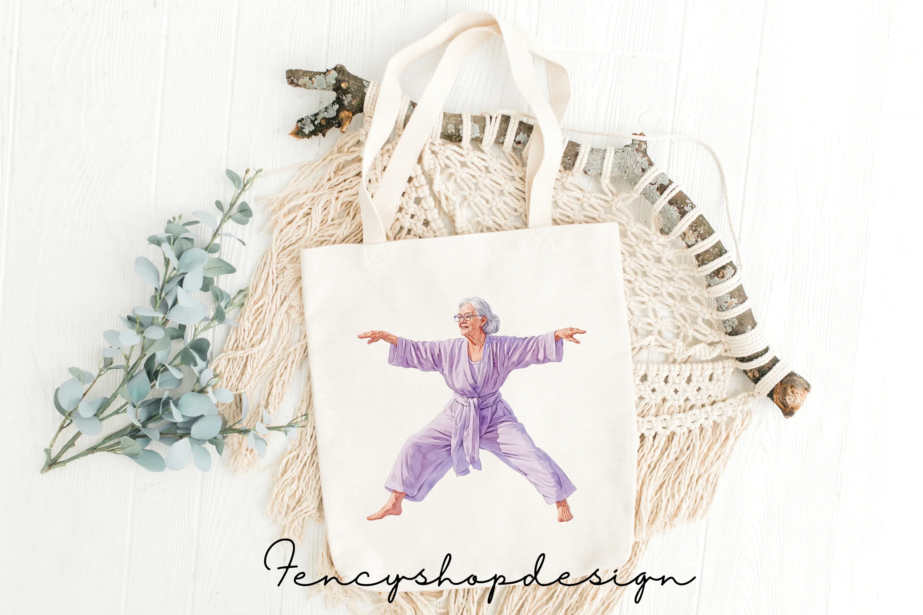 Graceful Senior Women Dancing Clipart Bundle - Image 7