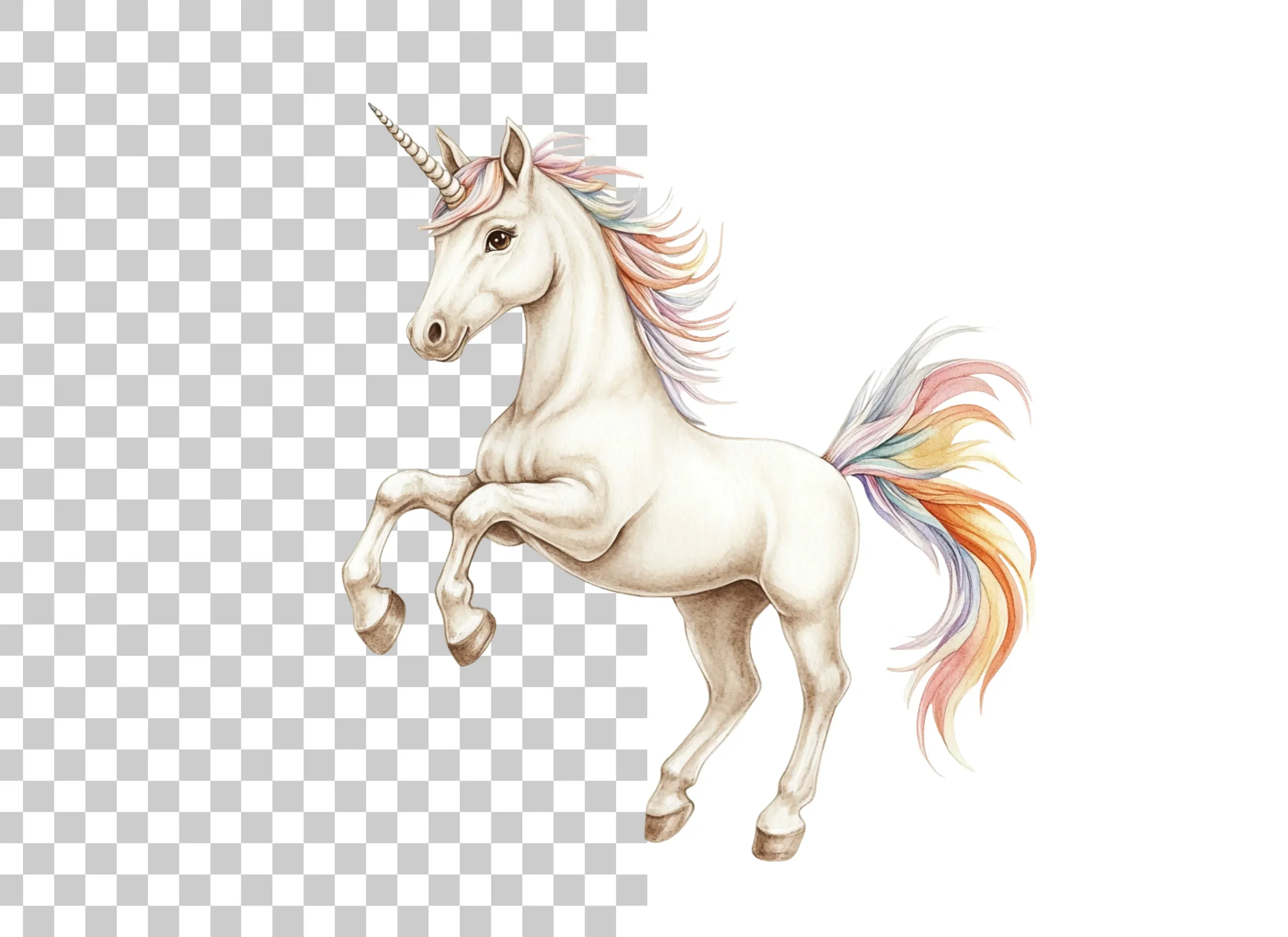 Graceful Unicorns Clipart Bundle - Image 2