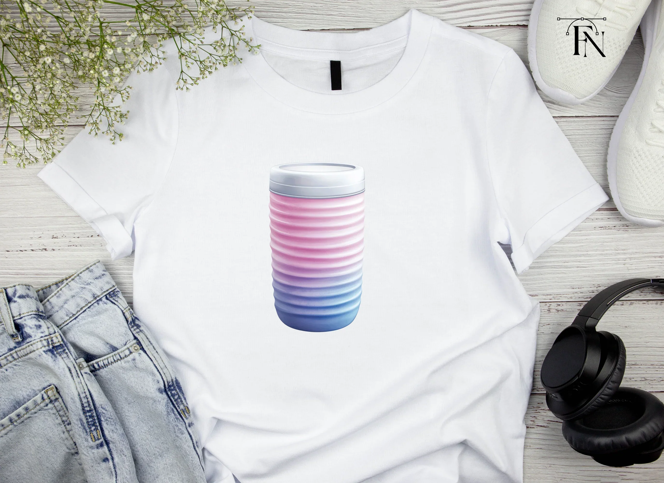 Gradient Insulated Tumbler Clipart Bundle - Image 5