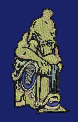 Graffiti Art Embroidery Design
