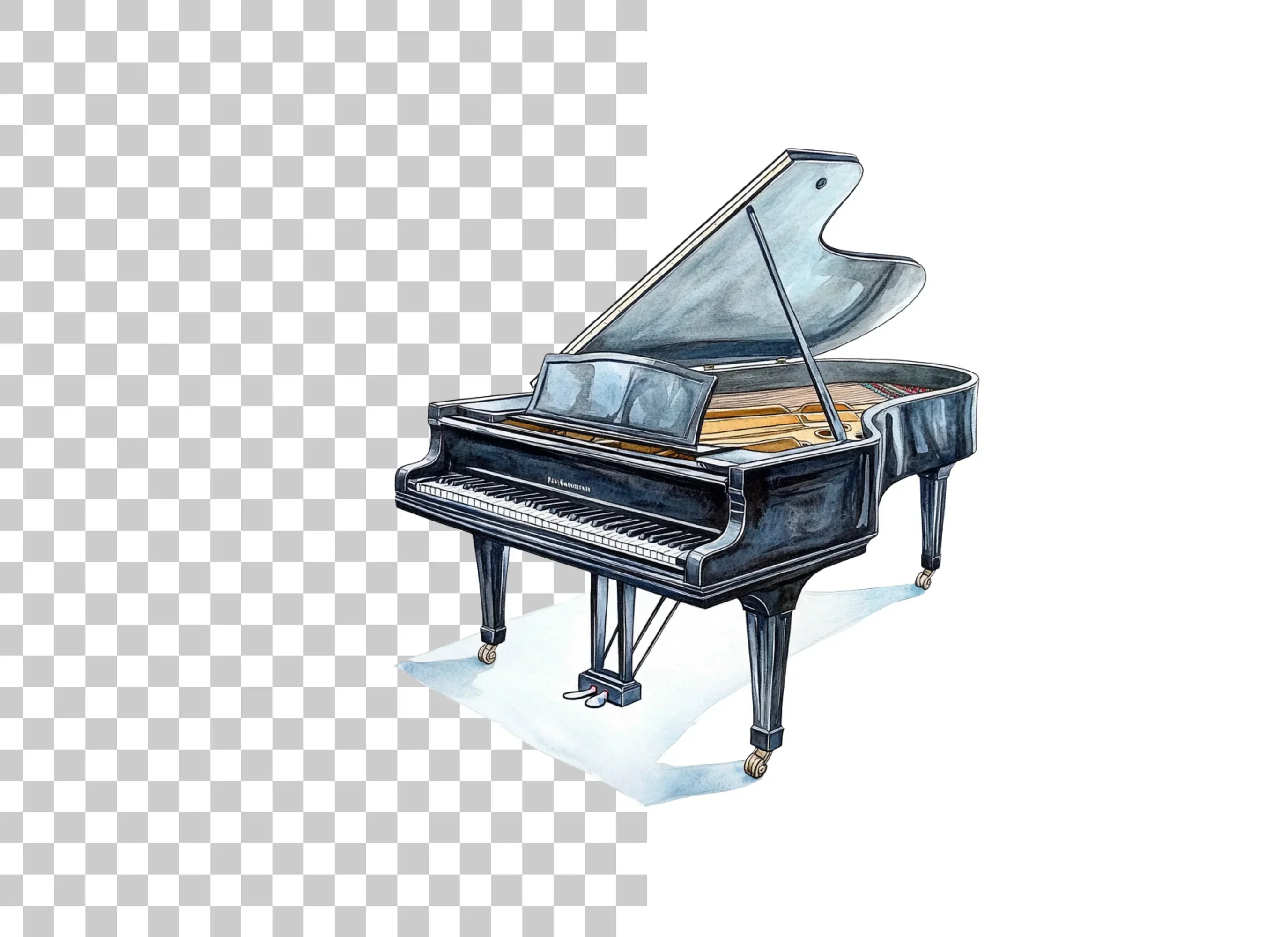 Grand Piano Clipart Bundle - Image 2