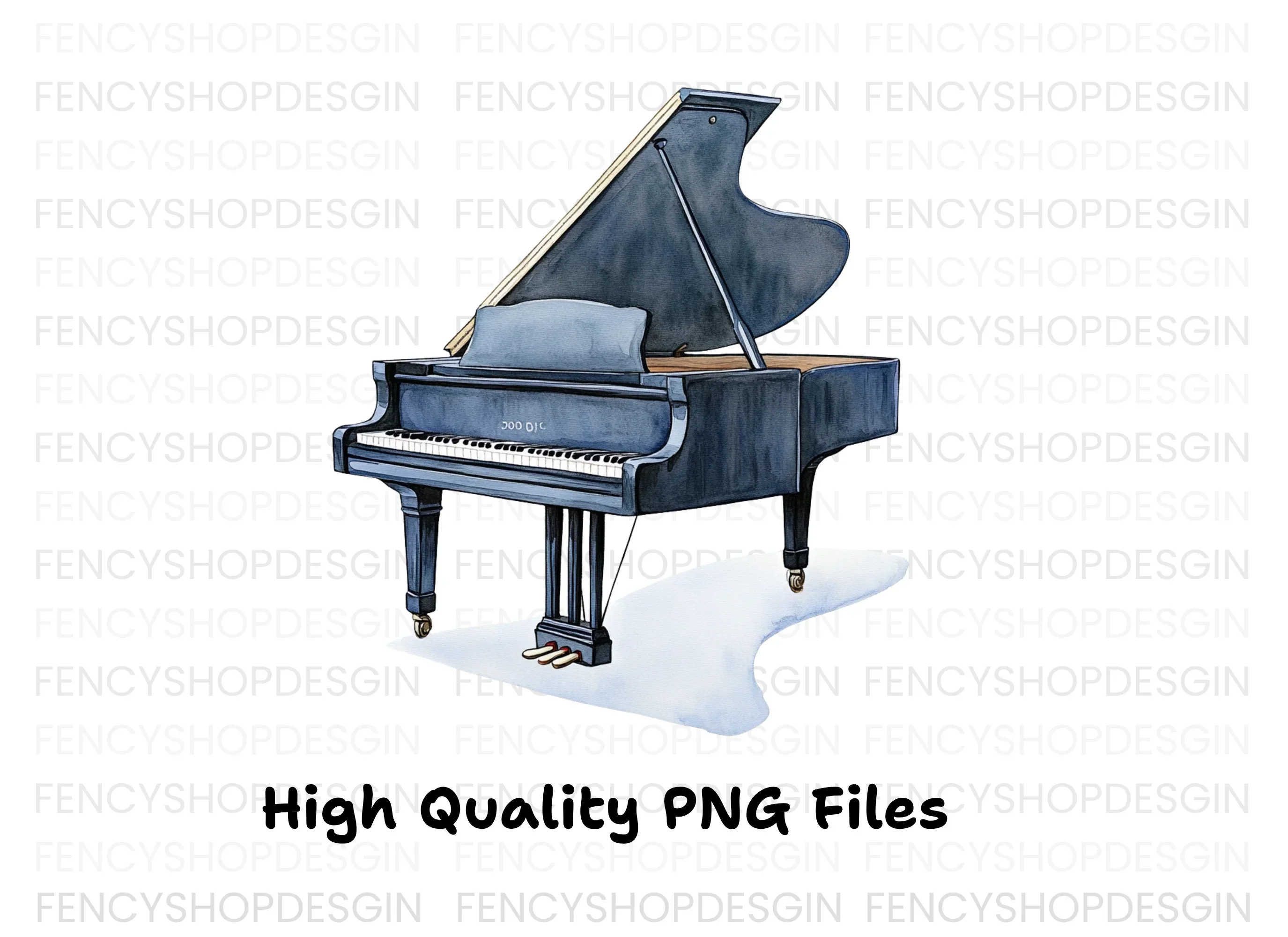 Grand Piano Clipart Bundle - Image 3