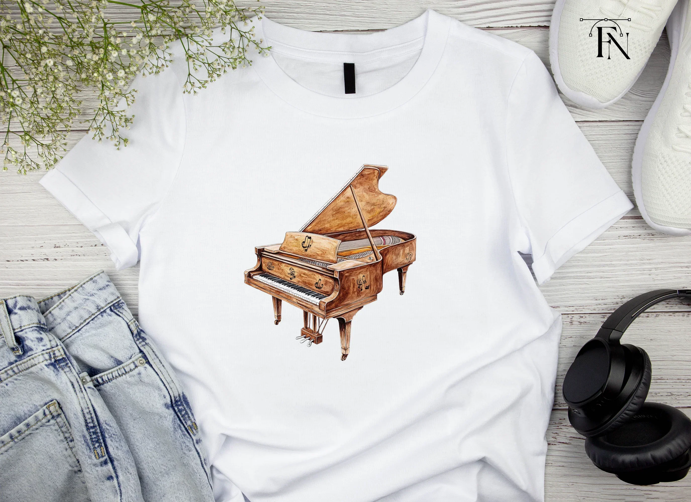 Grand Piano Clipart Bundle - Image 3