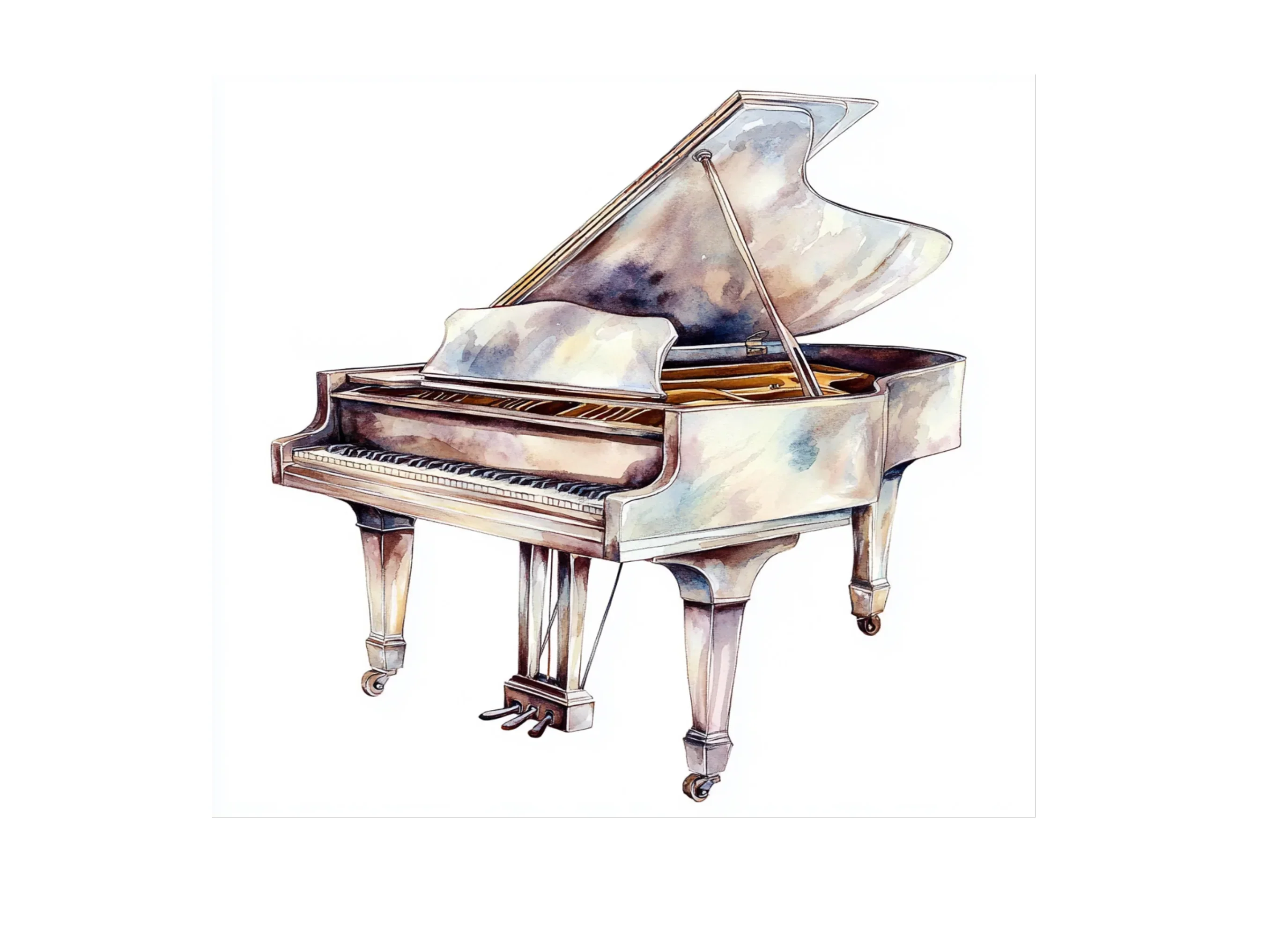 Grand Piano Clipart Bundle - Image 3