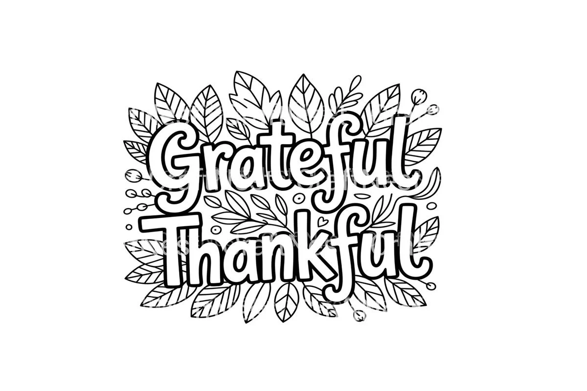 Grateful Thankful Autumn Coloring Books - Image 2