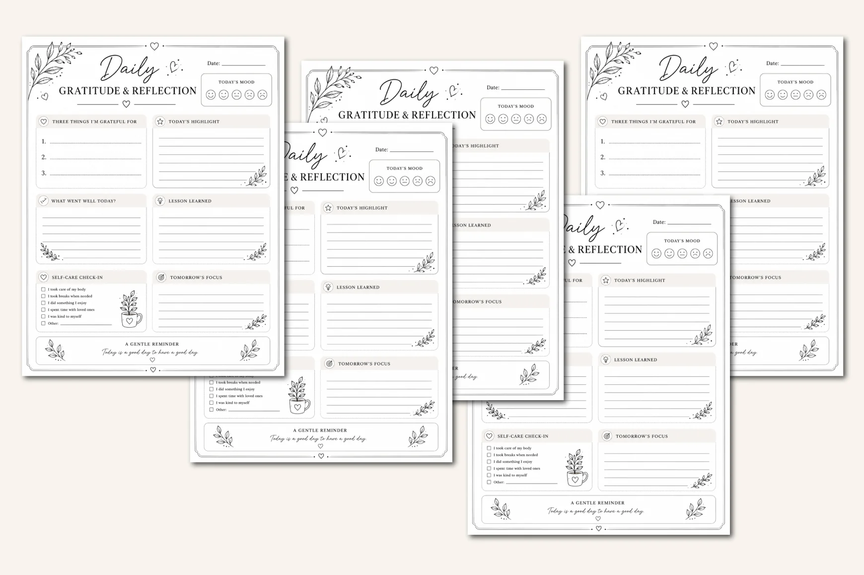 Gratitude And Reflection Planner - Image 3