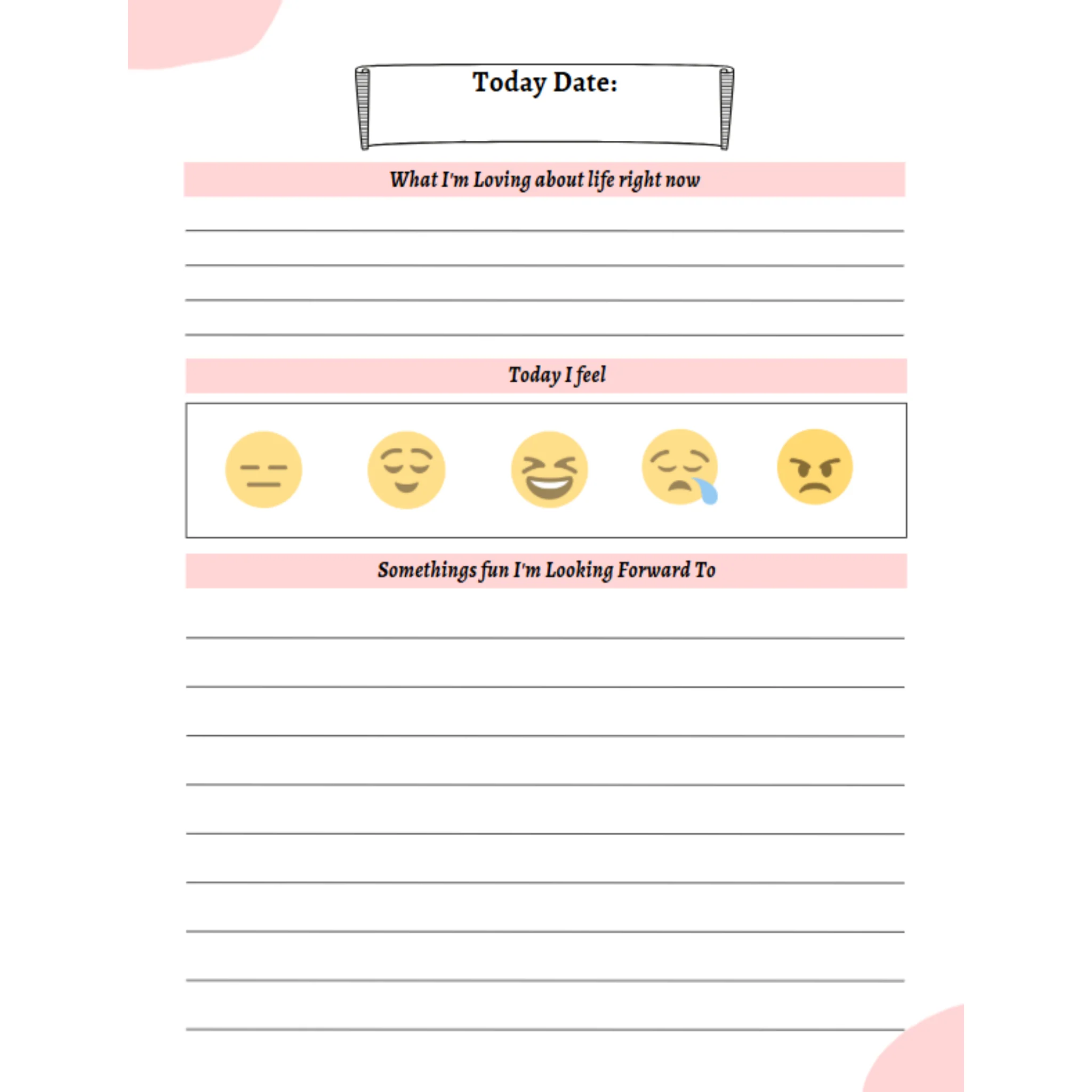 Gratitude Journal with Prompts Bundle - Image 4