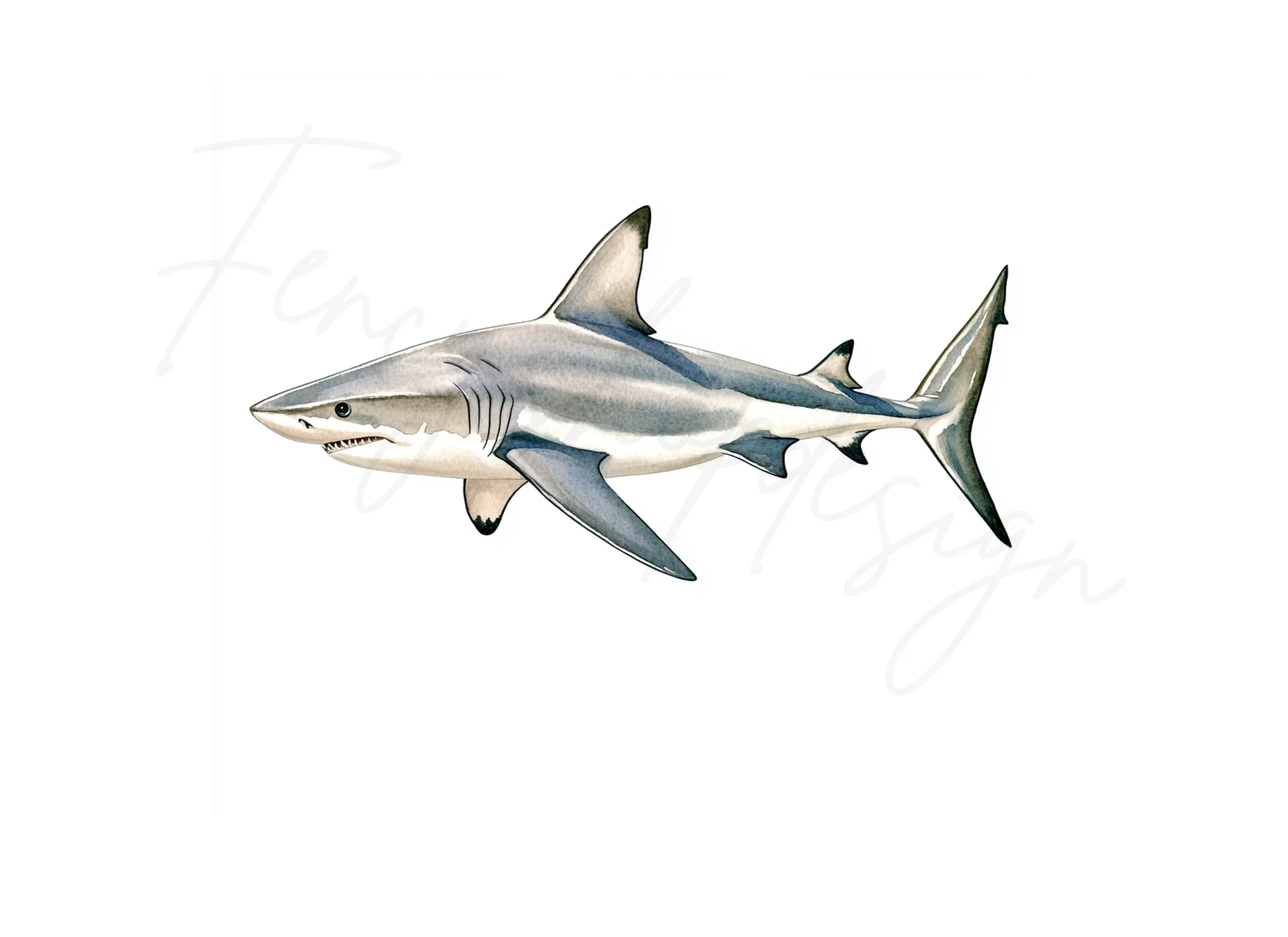 Great White Shark Clipart Bundle - Image 3