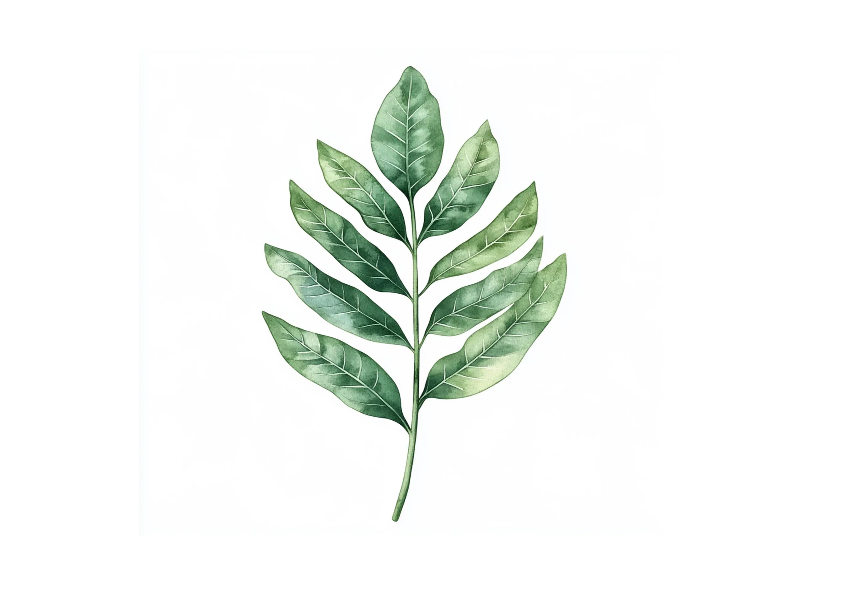 Green Leaves Clipart Bundle - Image 2