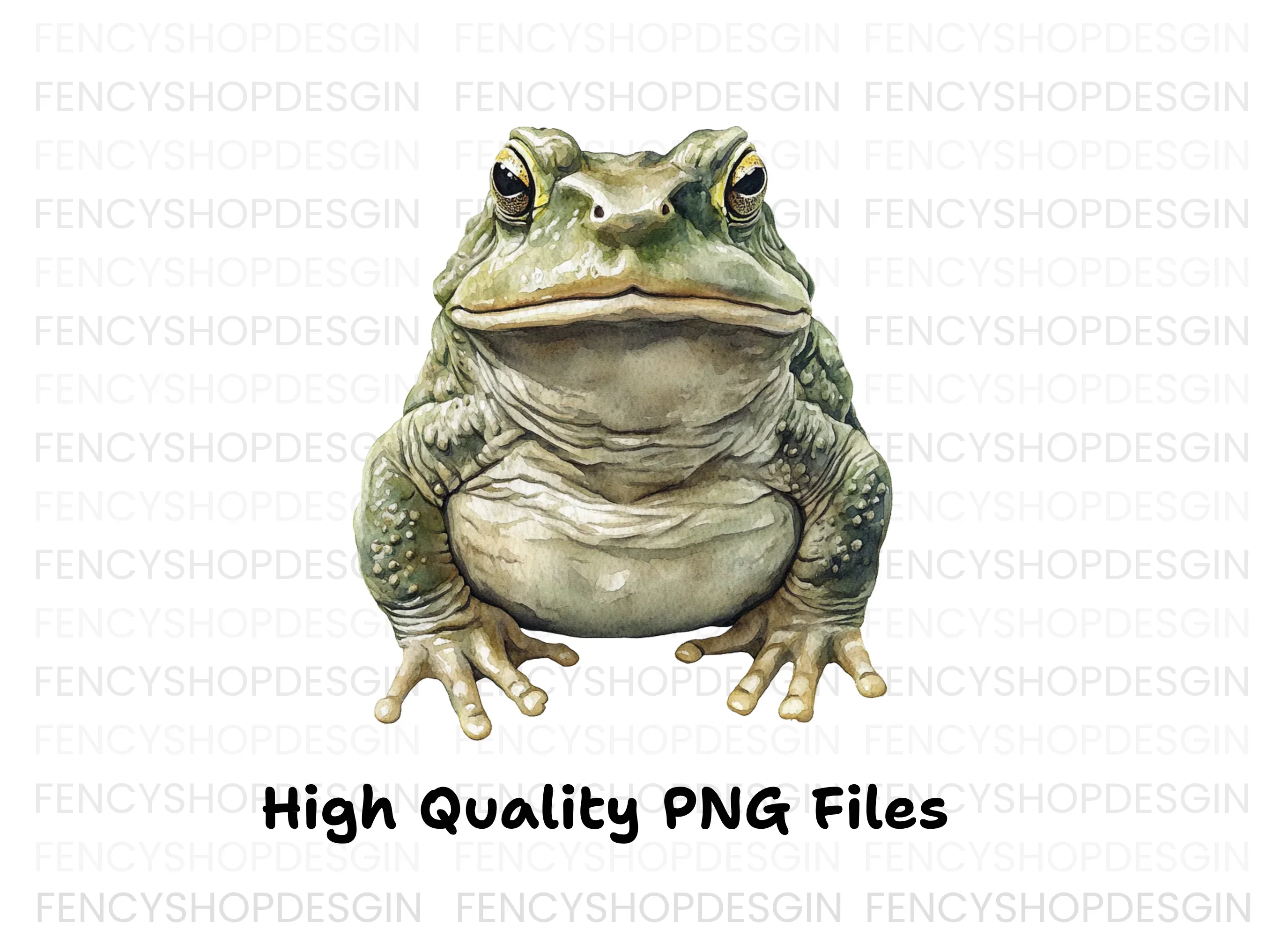 Green Toad Clipart Bundle - Image 2