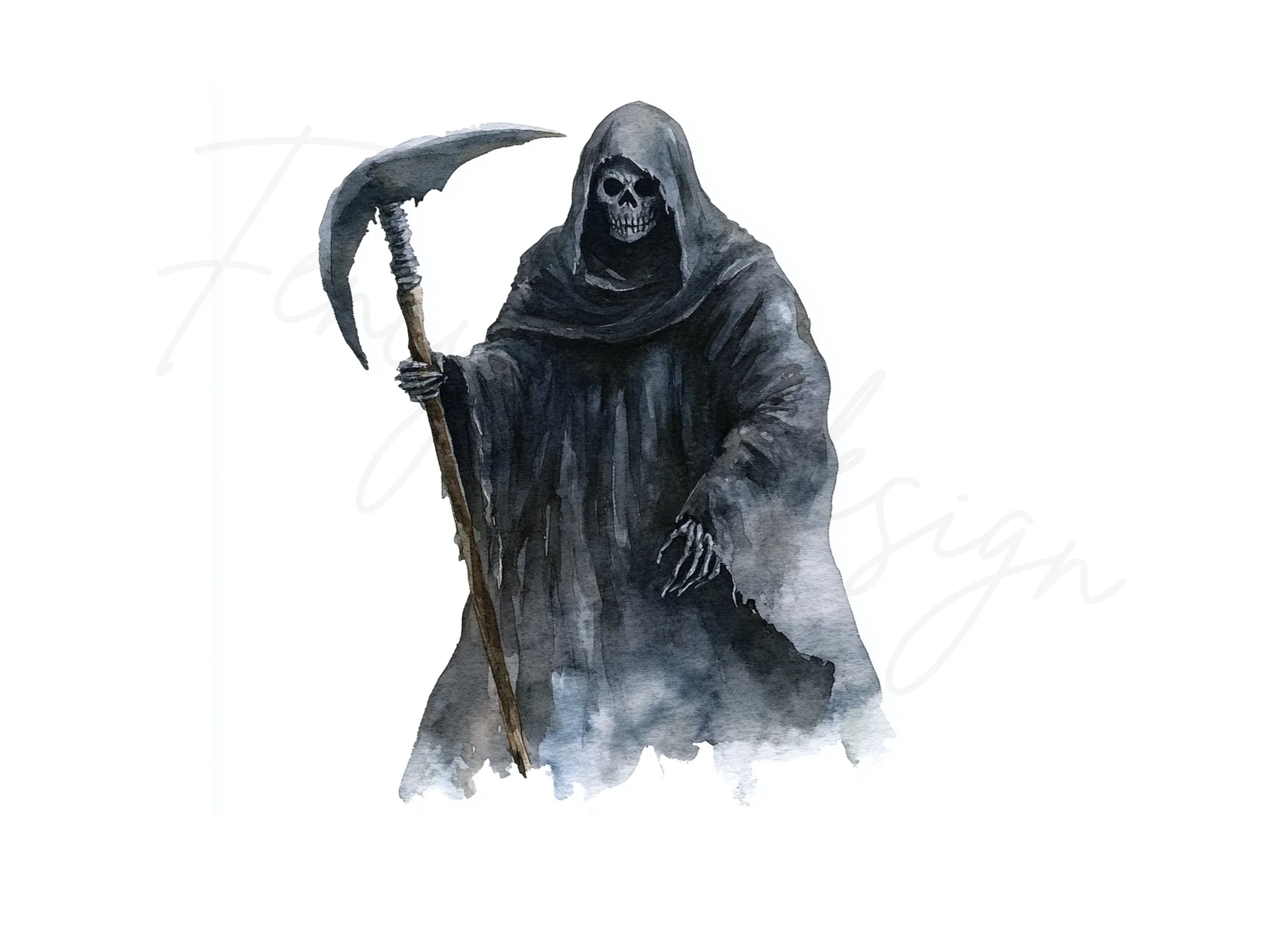 Grim Reaper Clipart Bundle - Image 2