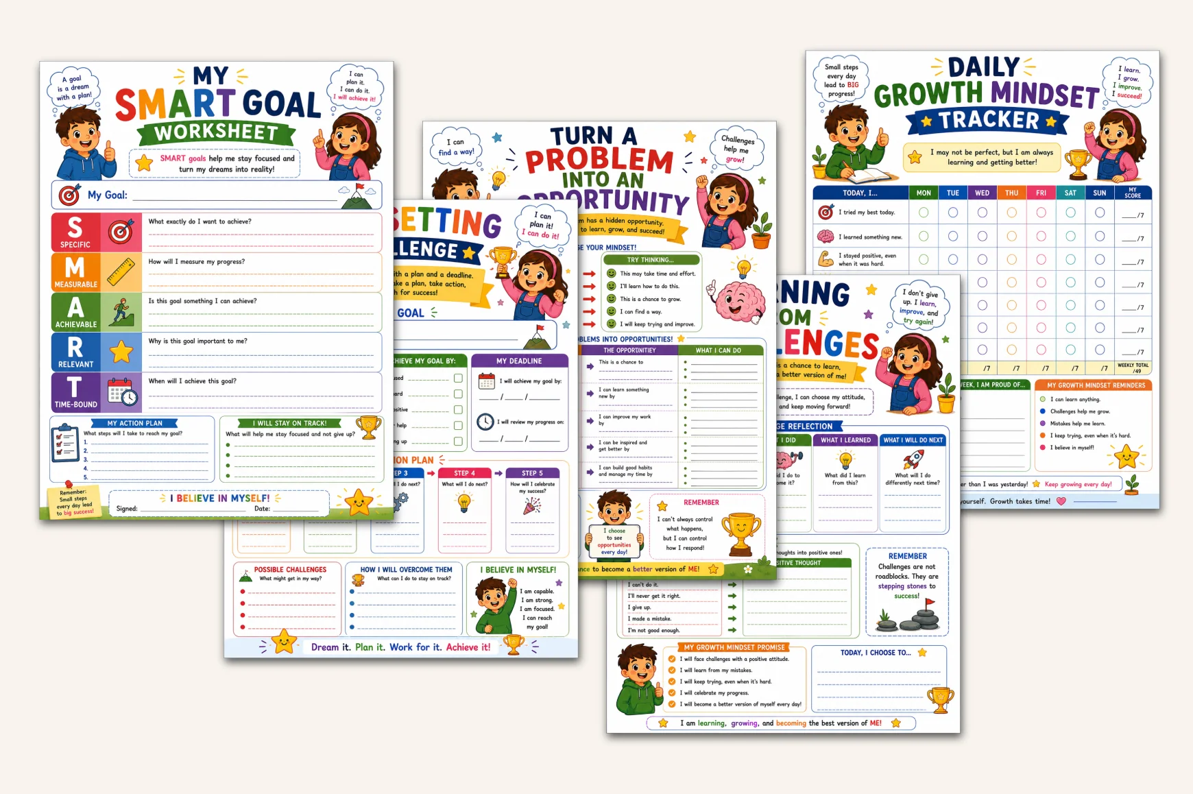 Growth Mindset Challenge Workbook - Image 3