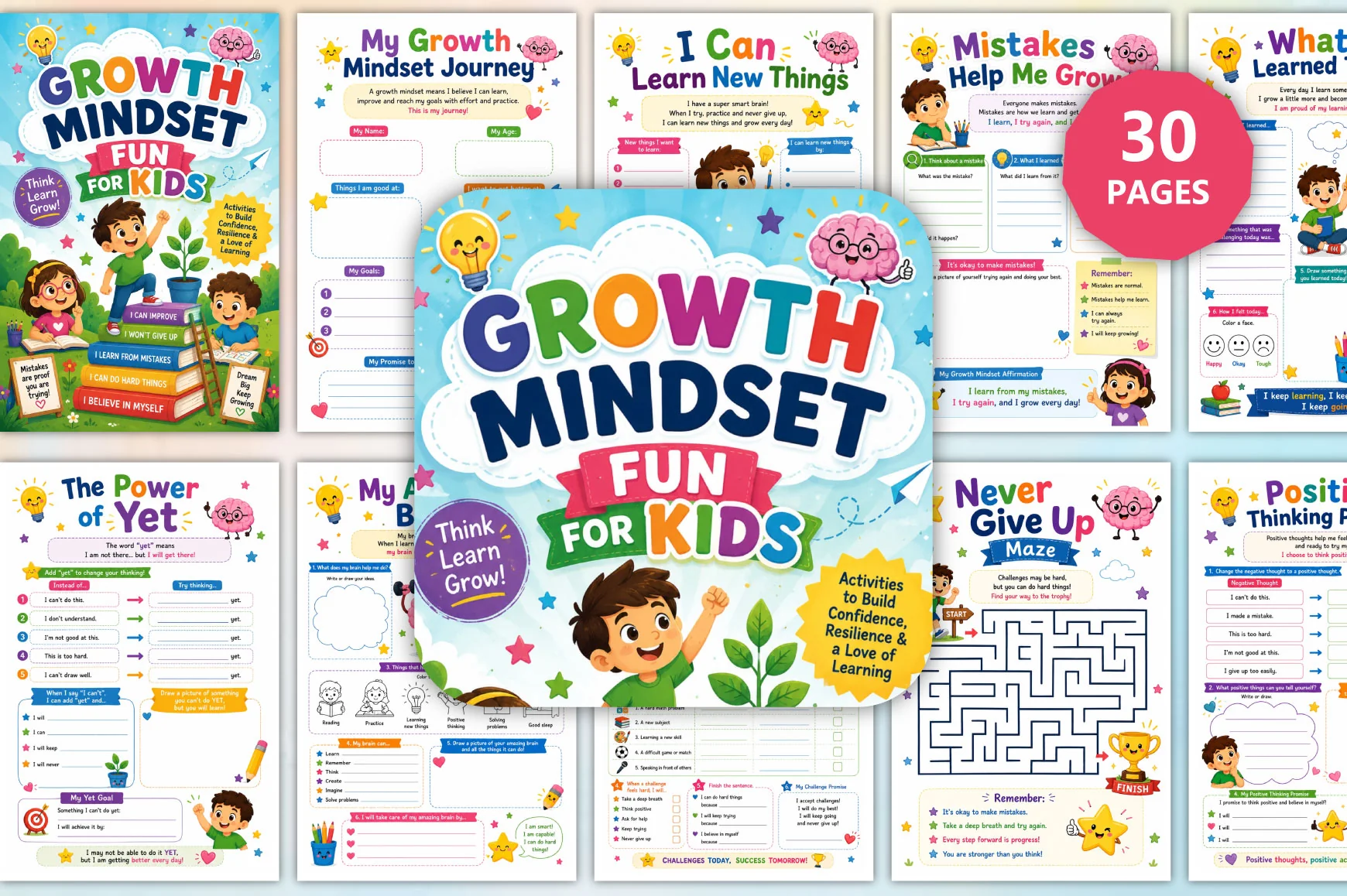 Growth Mindset Fun For Kids