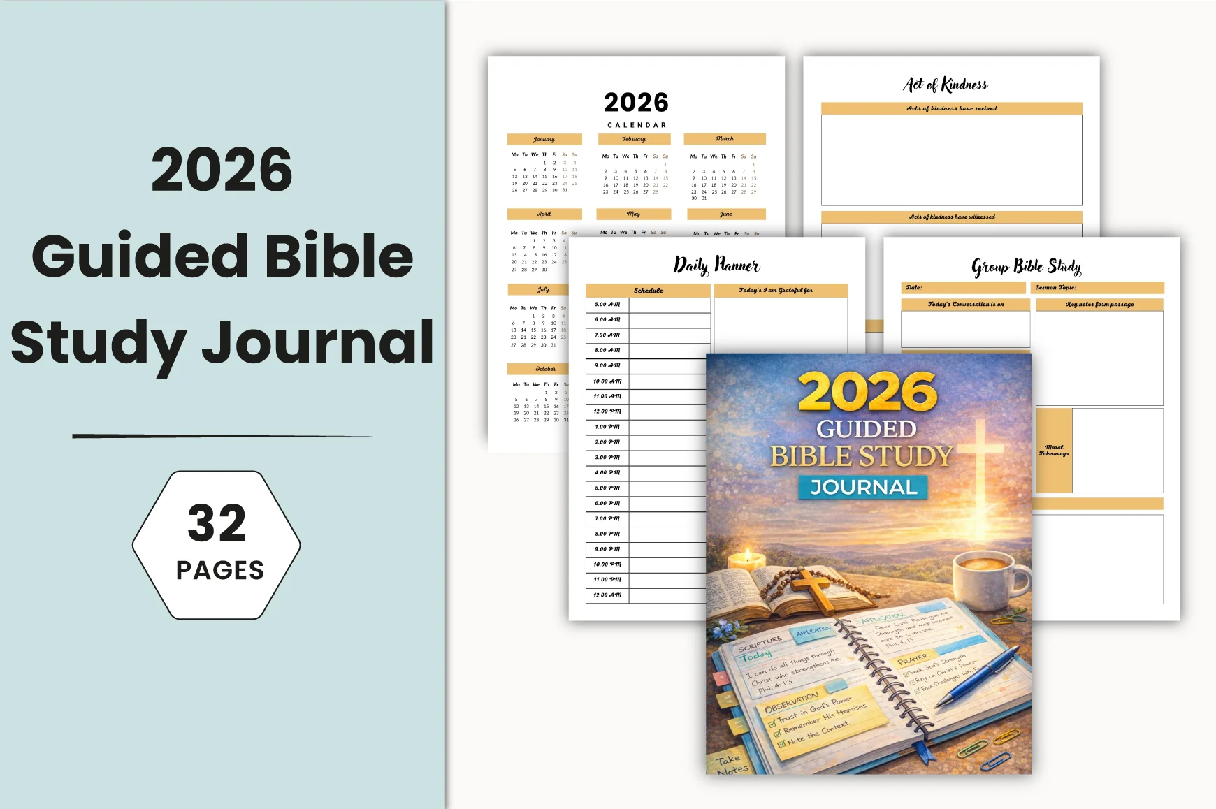 Guided Bible Study Journal