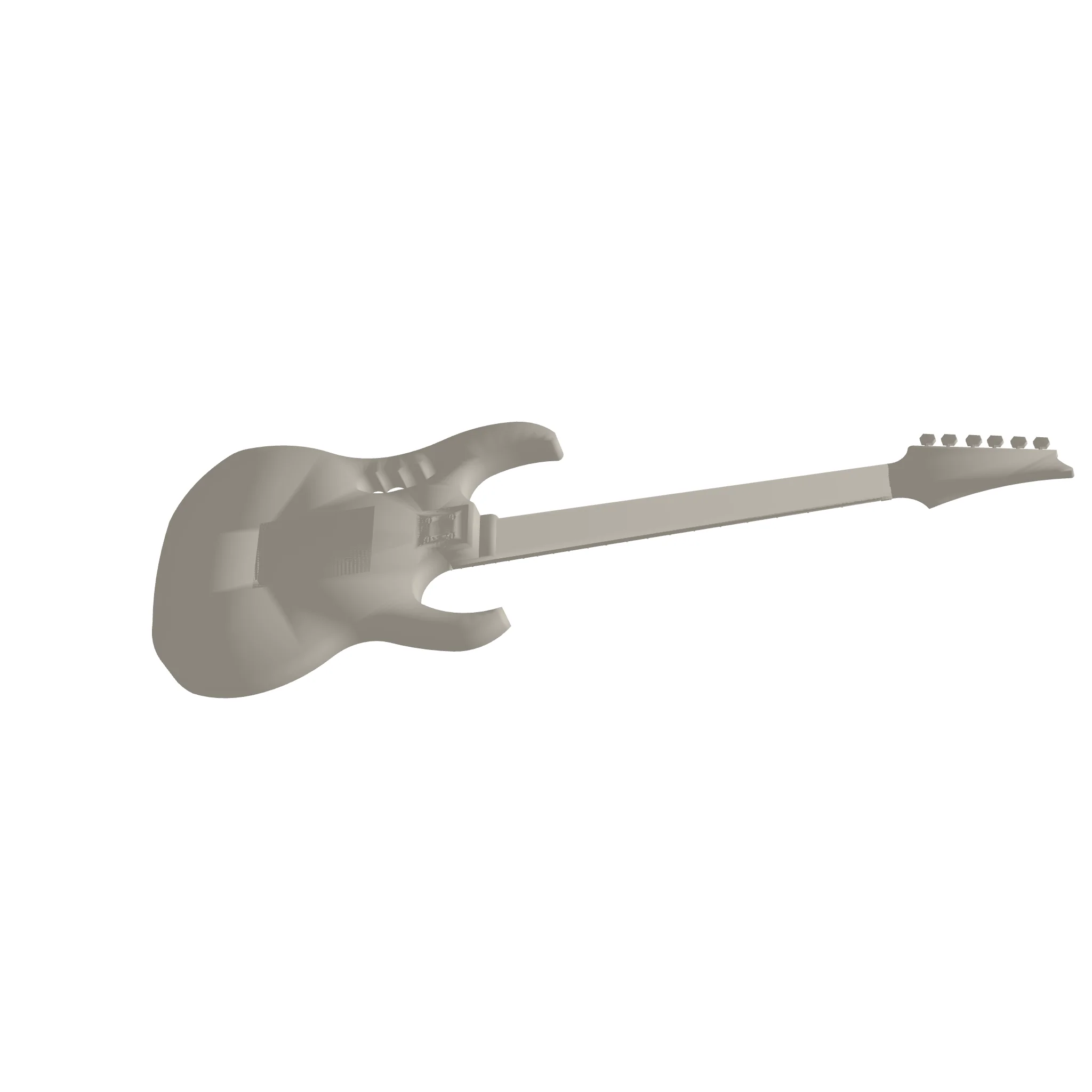 Guitar 3D Print STL File - Image 2