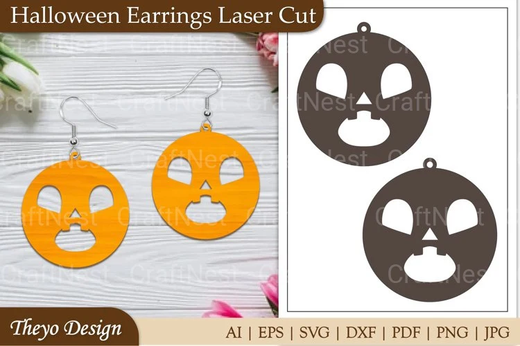 Halloween Earrings: Spooky SVG Bundles