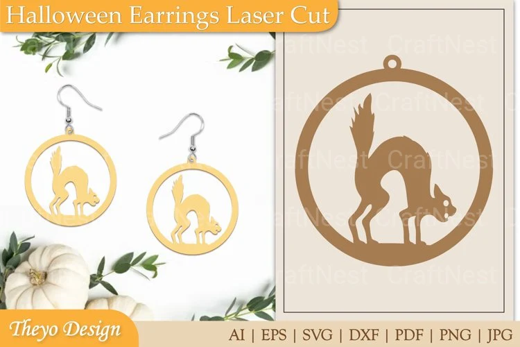 Halloween Earrings SVG Bundle