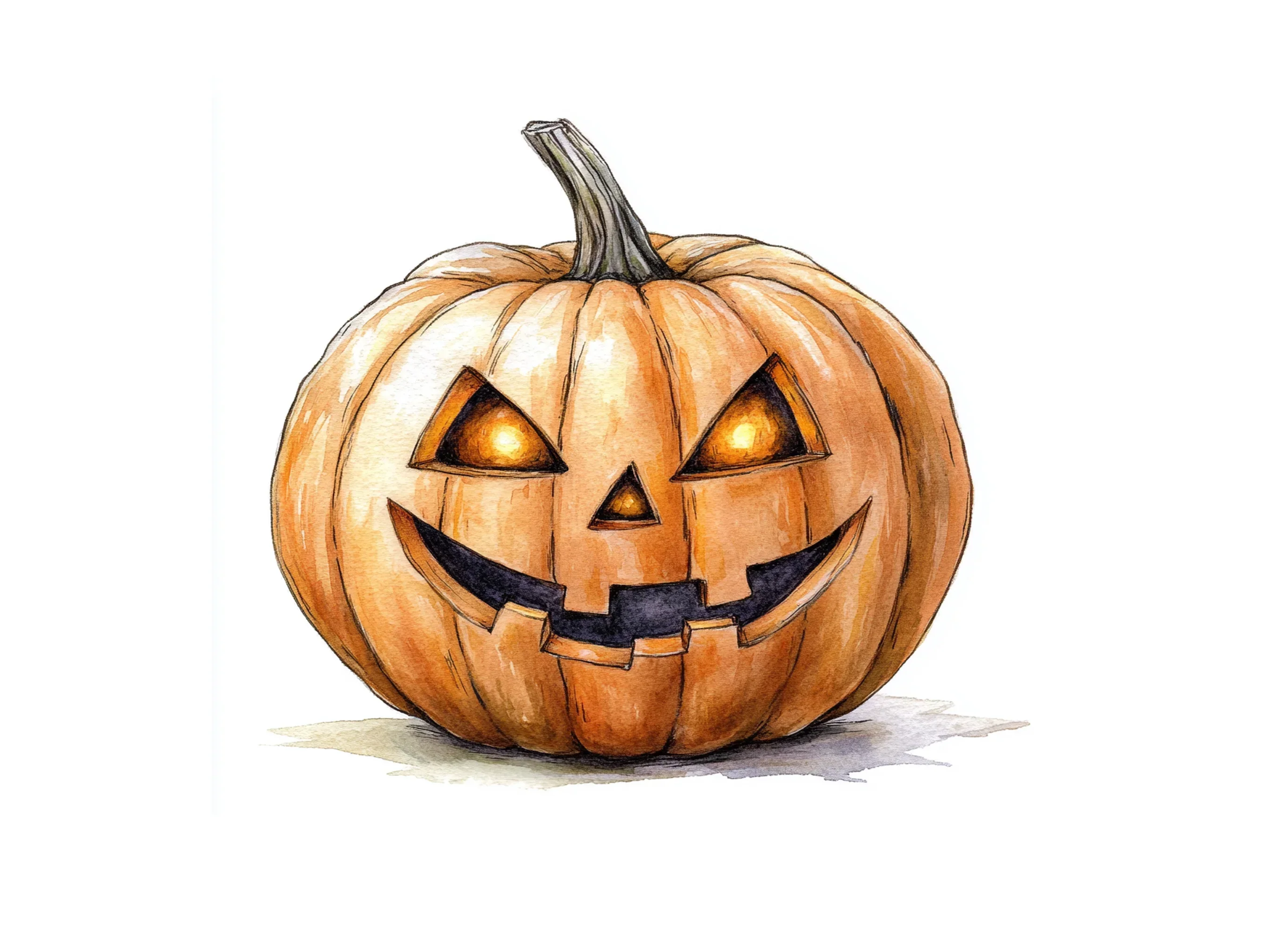 Halloween Jack-O'-Lanterns Clipart Bundle - Image 3