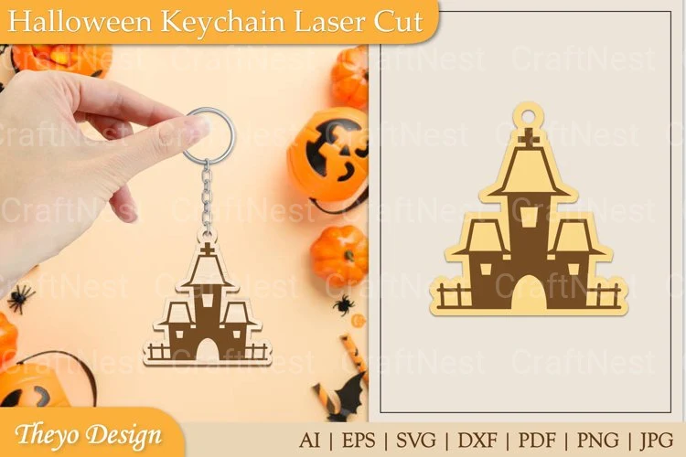 Halloween Keychain SVG Bundle