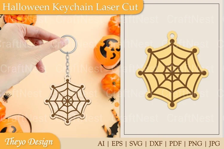 Halloween Keychain SVG Bundle