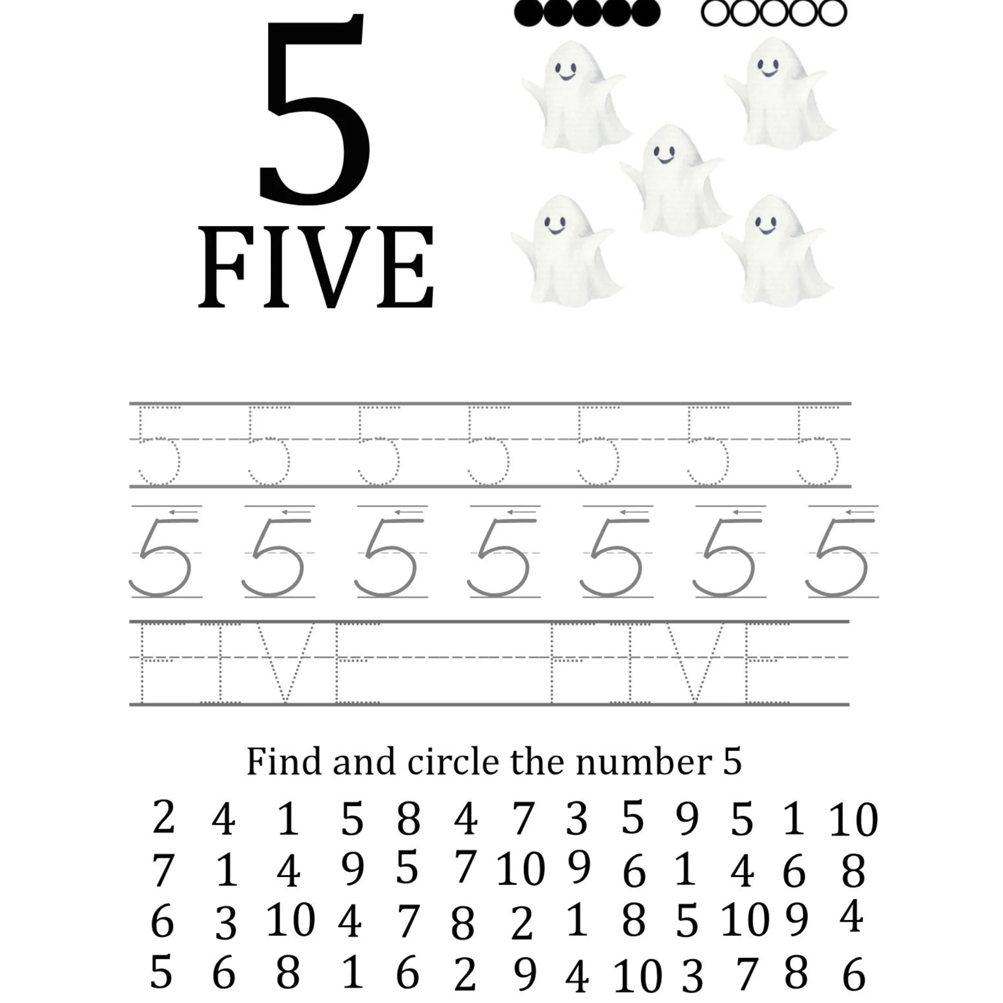 Halloween Number Tracing and Counting Busy Binder - Image 4