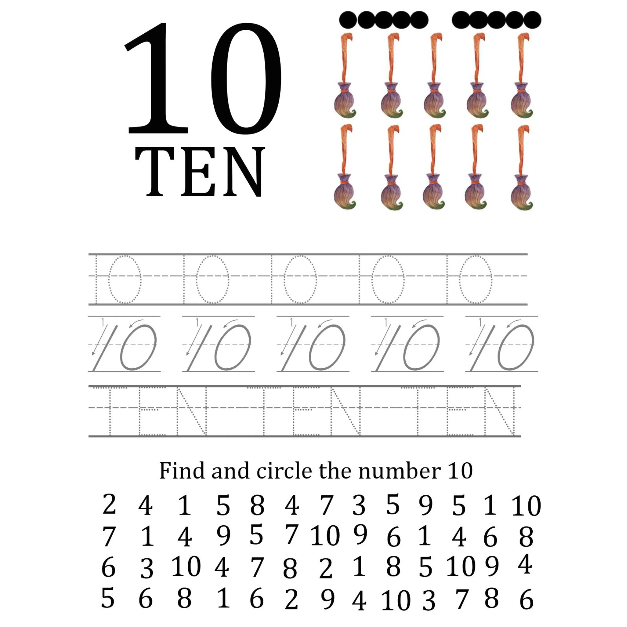 Halloween Number Tracing and Counting Busy Binder - Image 5