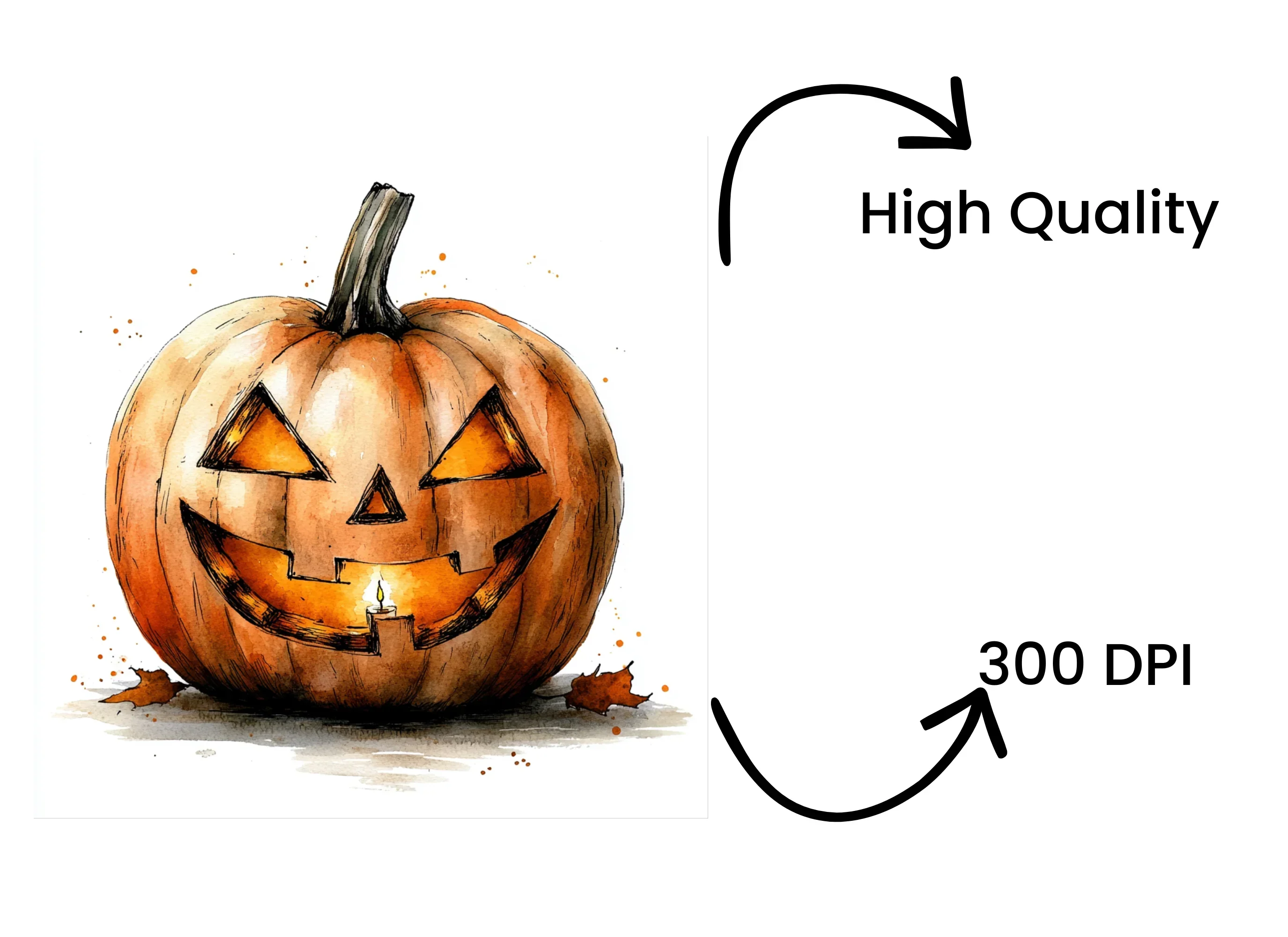 Halloween Pumpkin Clipart Bundle - Image 4