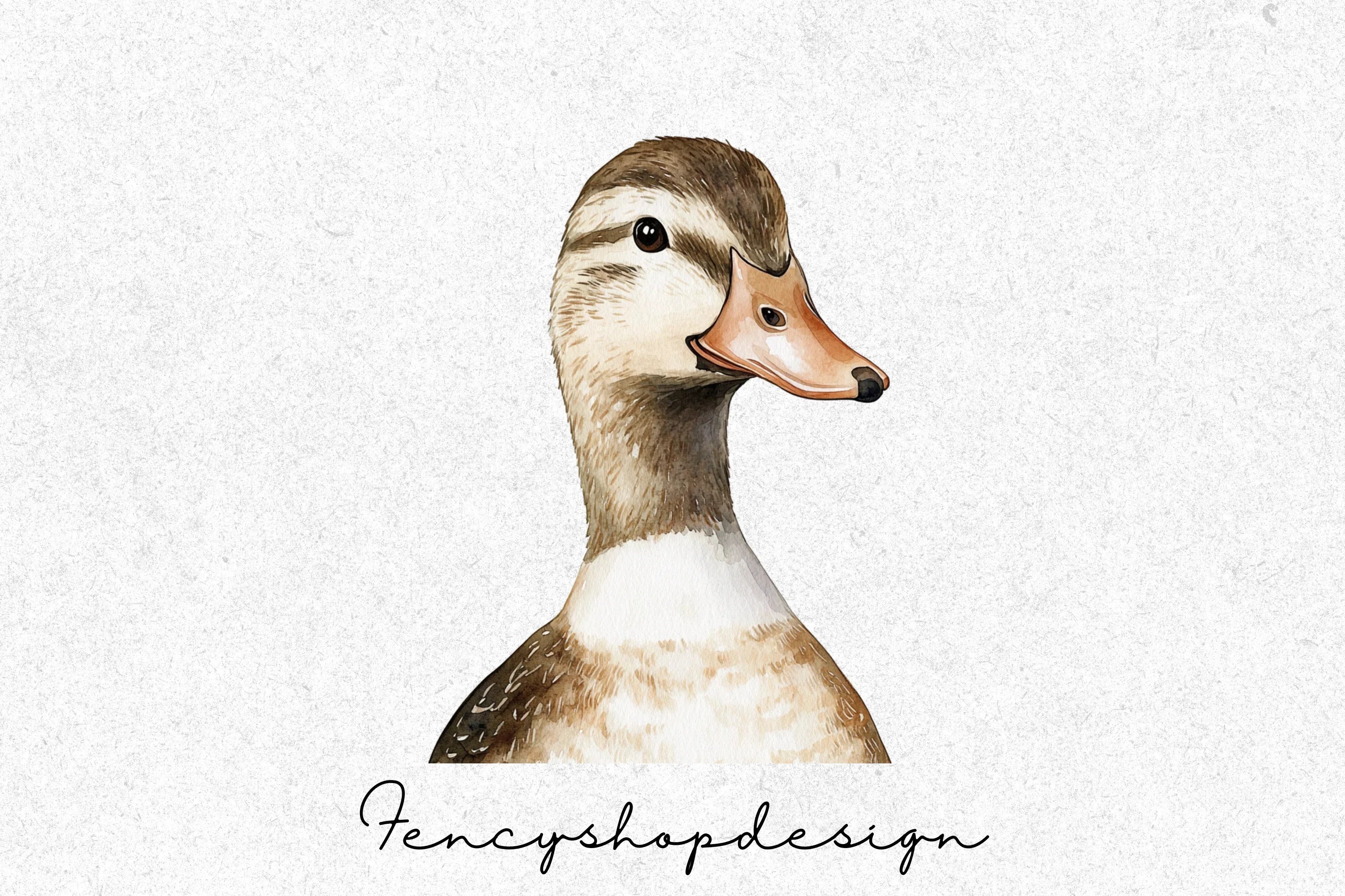 Hand Painted Duck Clipart Bundle - Image 4