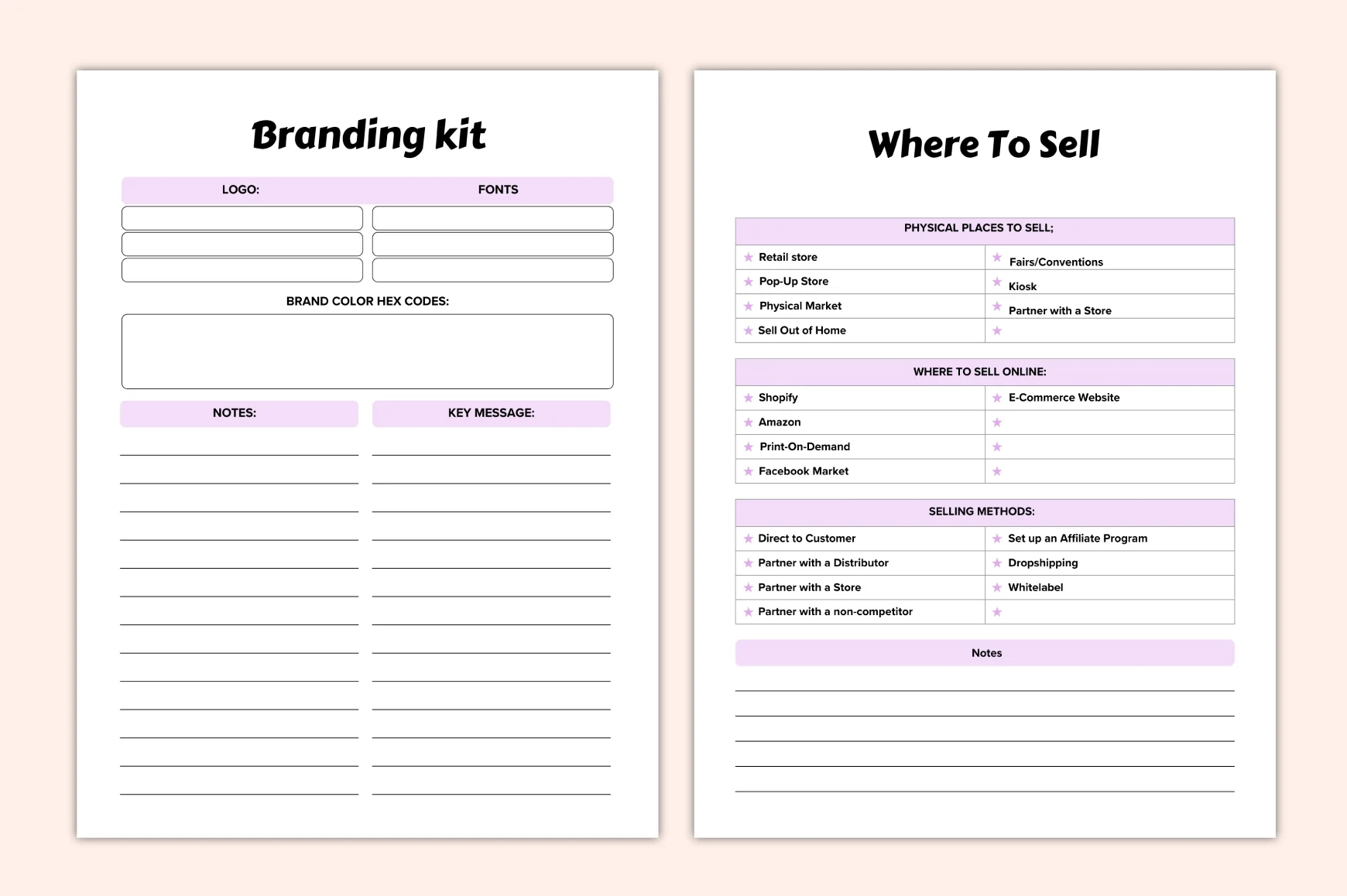 Handmade Craft Business Planner - Image 2