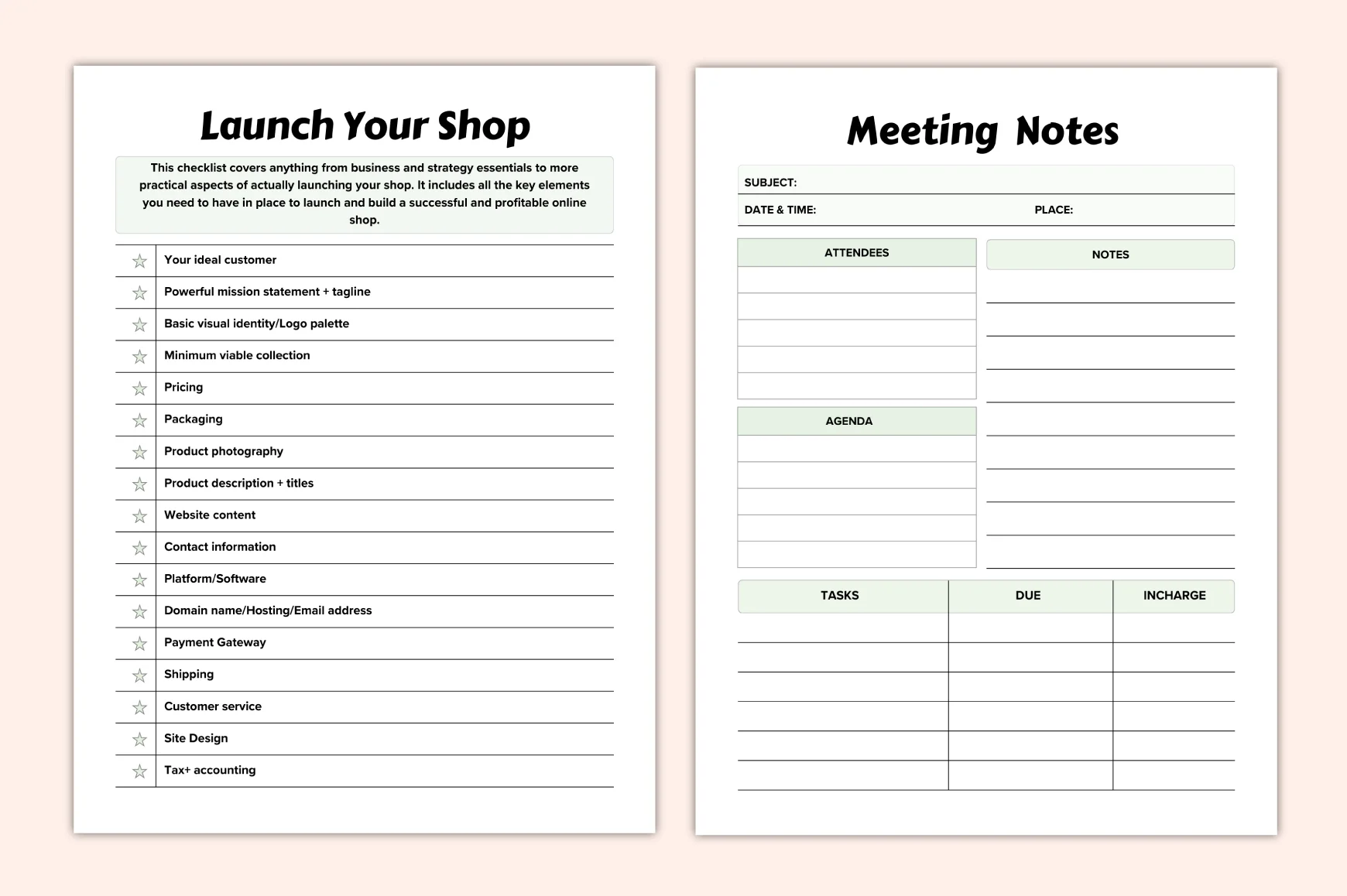 Handmade Craft Business Planner - Image 3