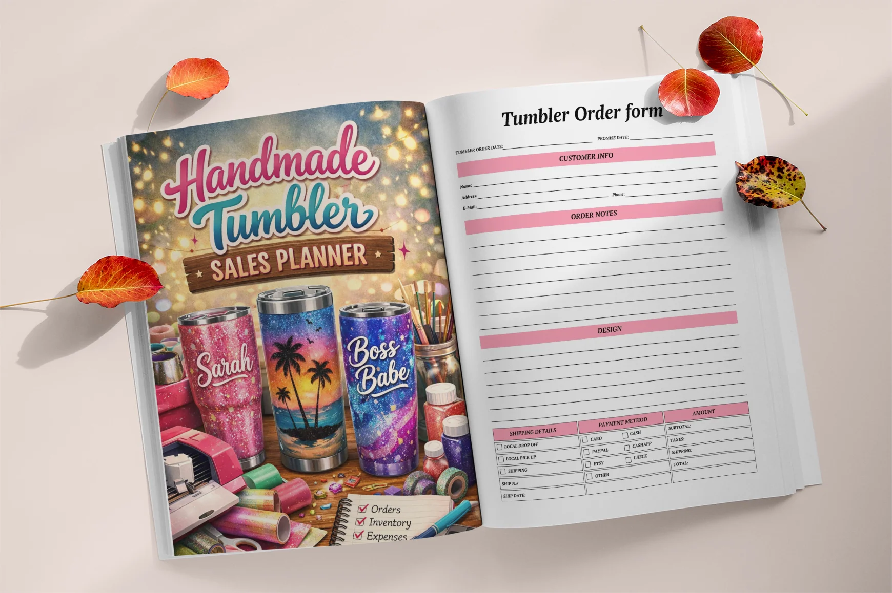 Handmade Tumbler Sales Planner - Image 2