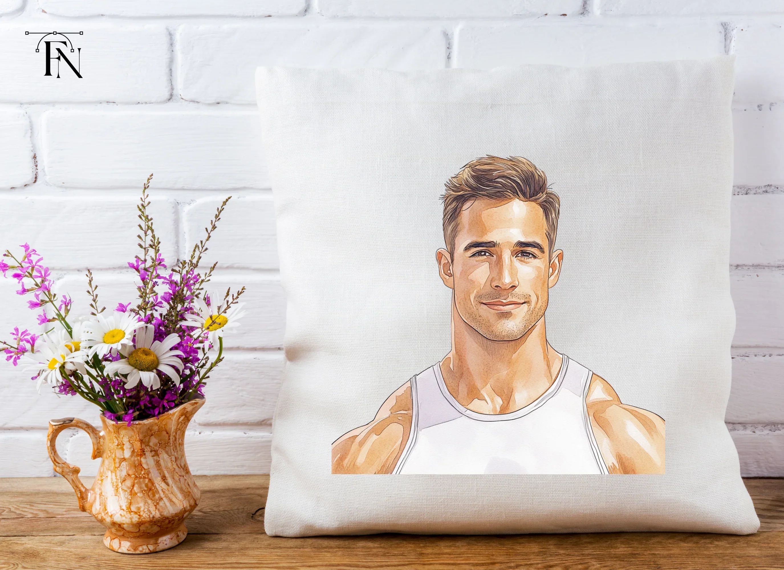 Handsome Fitness Man Portrait Clipart Bundle - Image 5