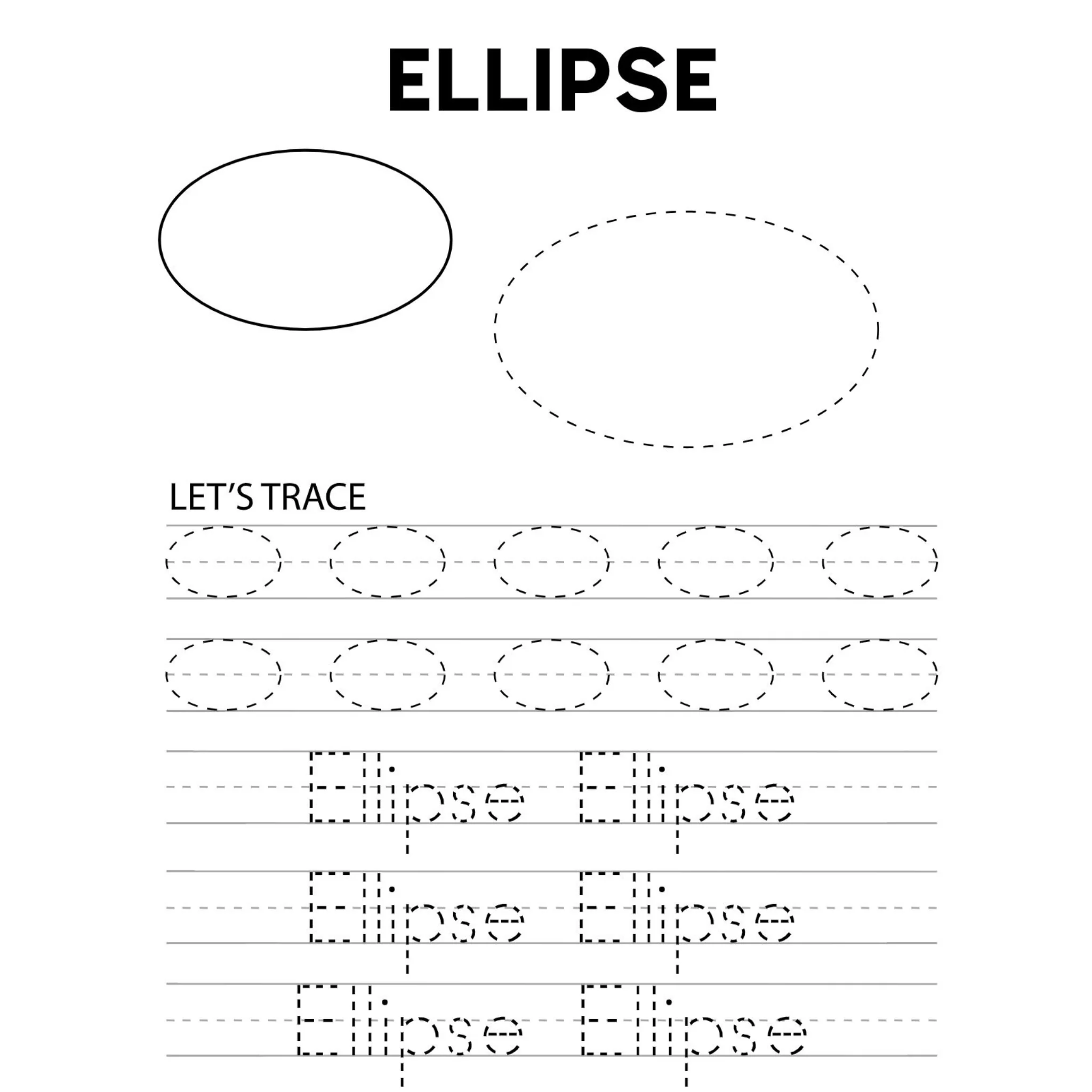 Handwriting and Shape Tracing Practice - Image 5