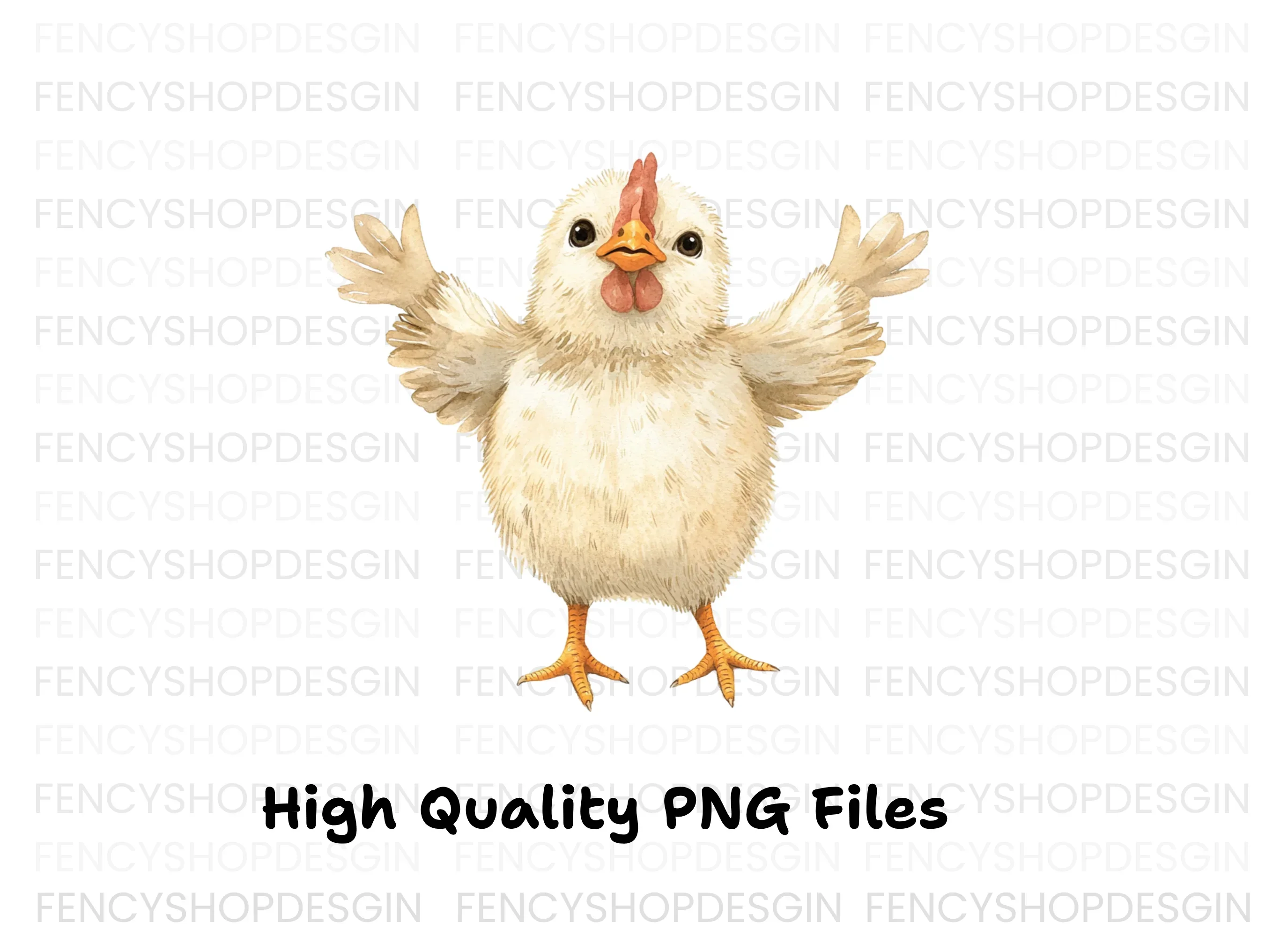 Happy Baby Chicken Clipart Bundle - Image 2