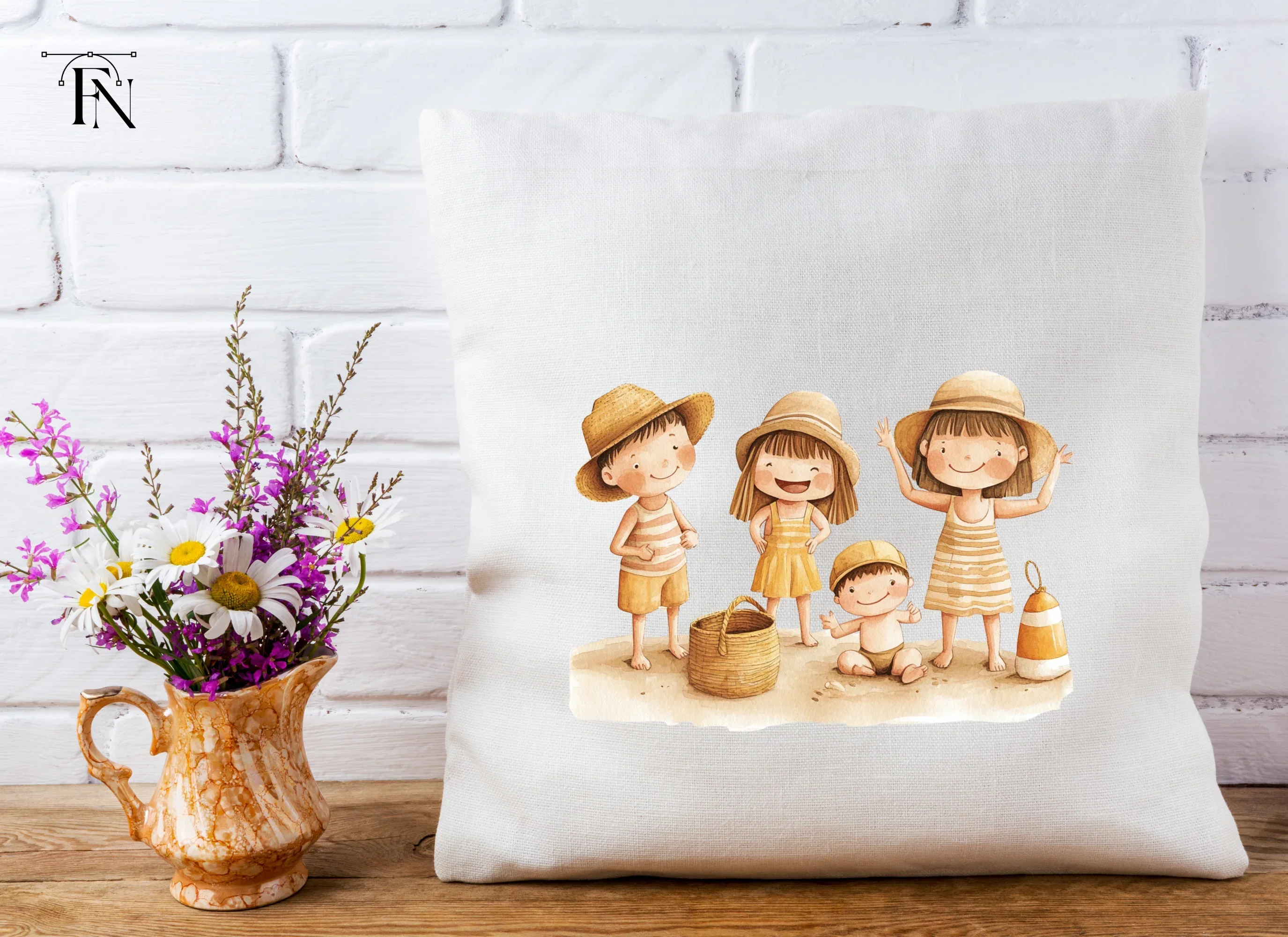 Happy Family Beach Day Clipart Bundle - Image 5
