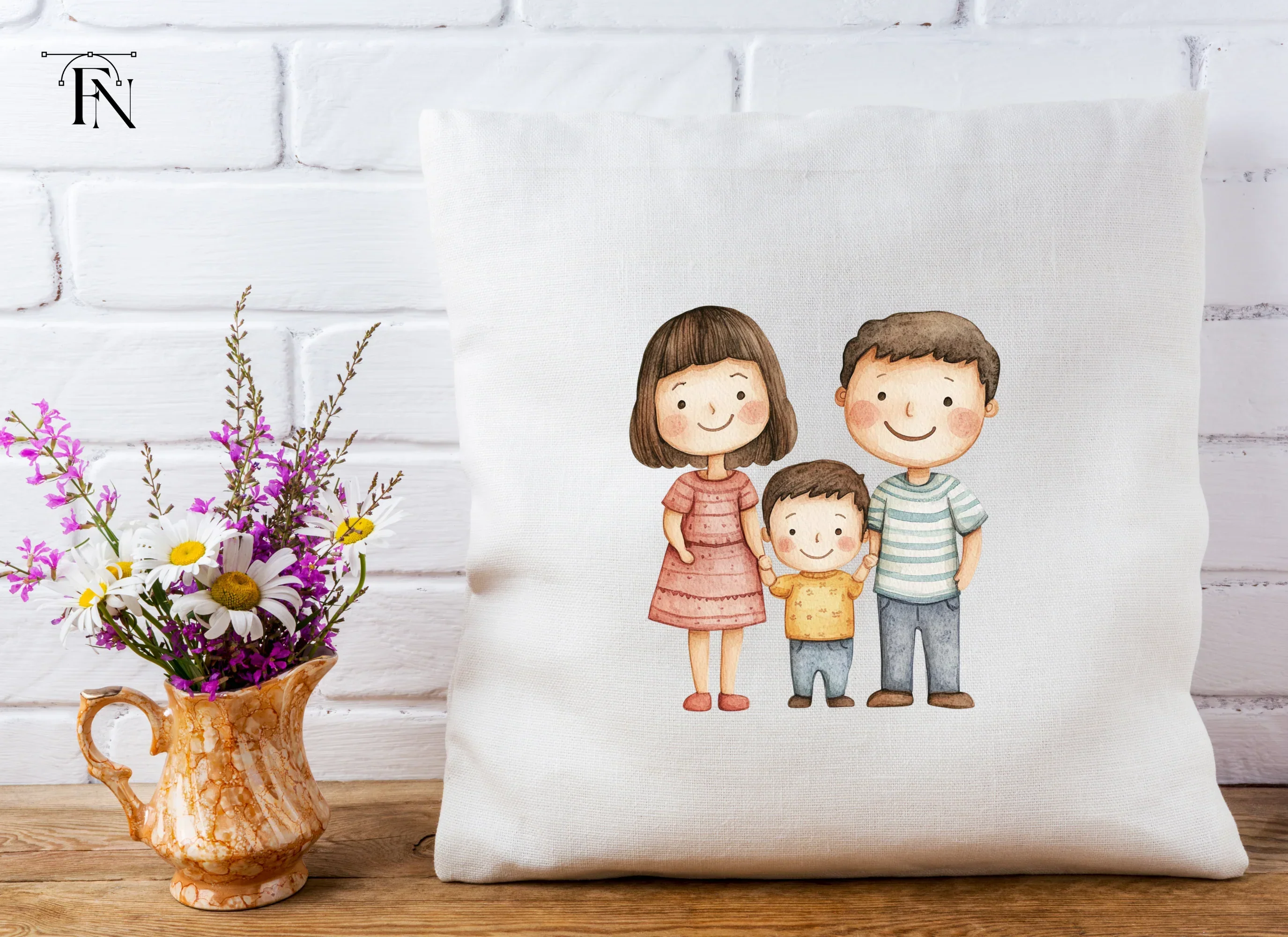 Happy Family Illustration Clipart Bundle - Image 5