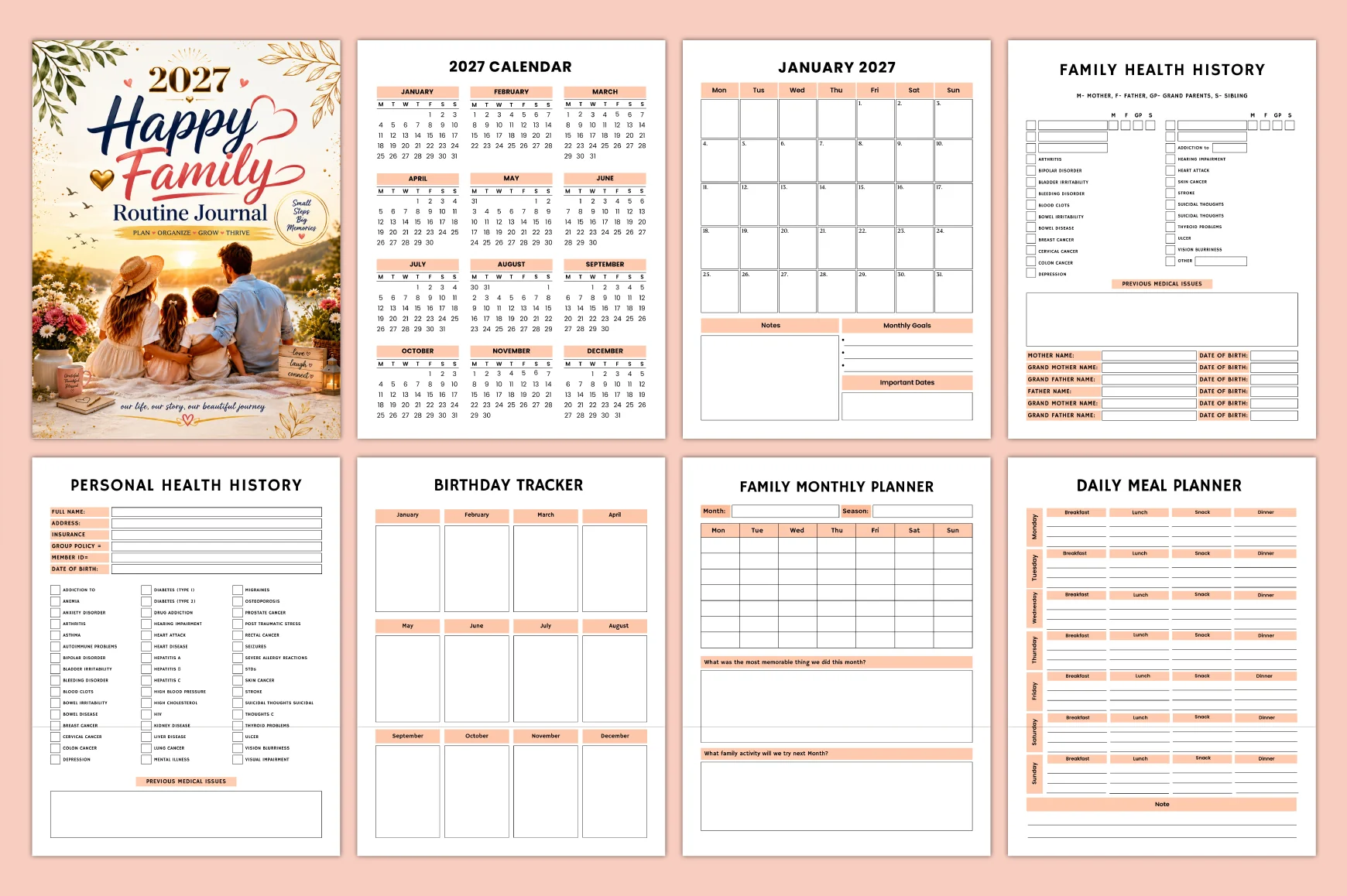Happy Family Routine Journal - Image 2