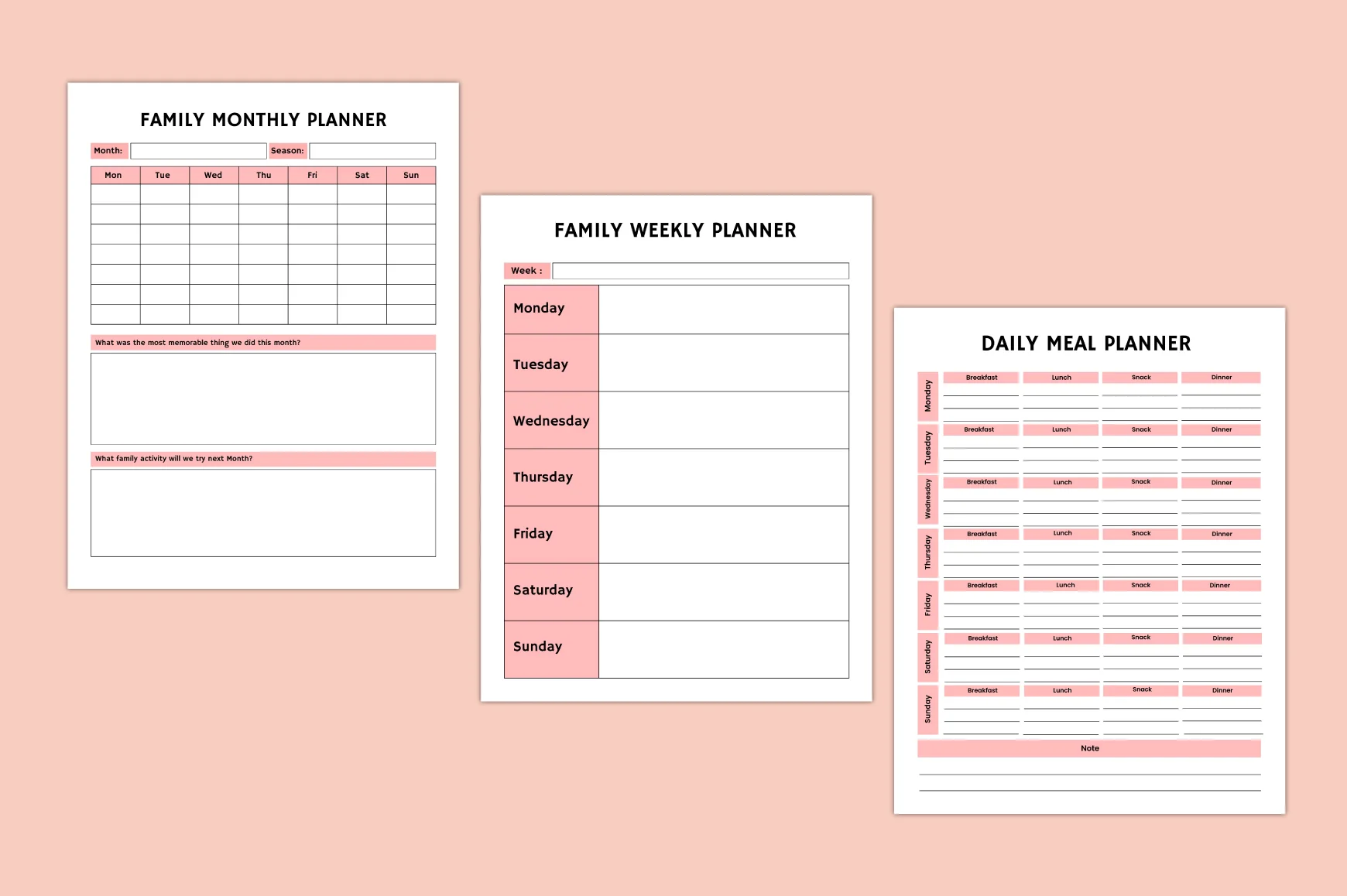 Happy Family Routine Journal - Image 3