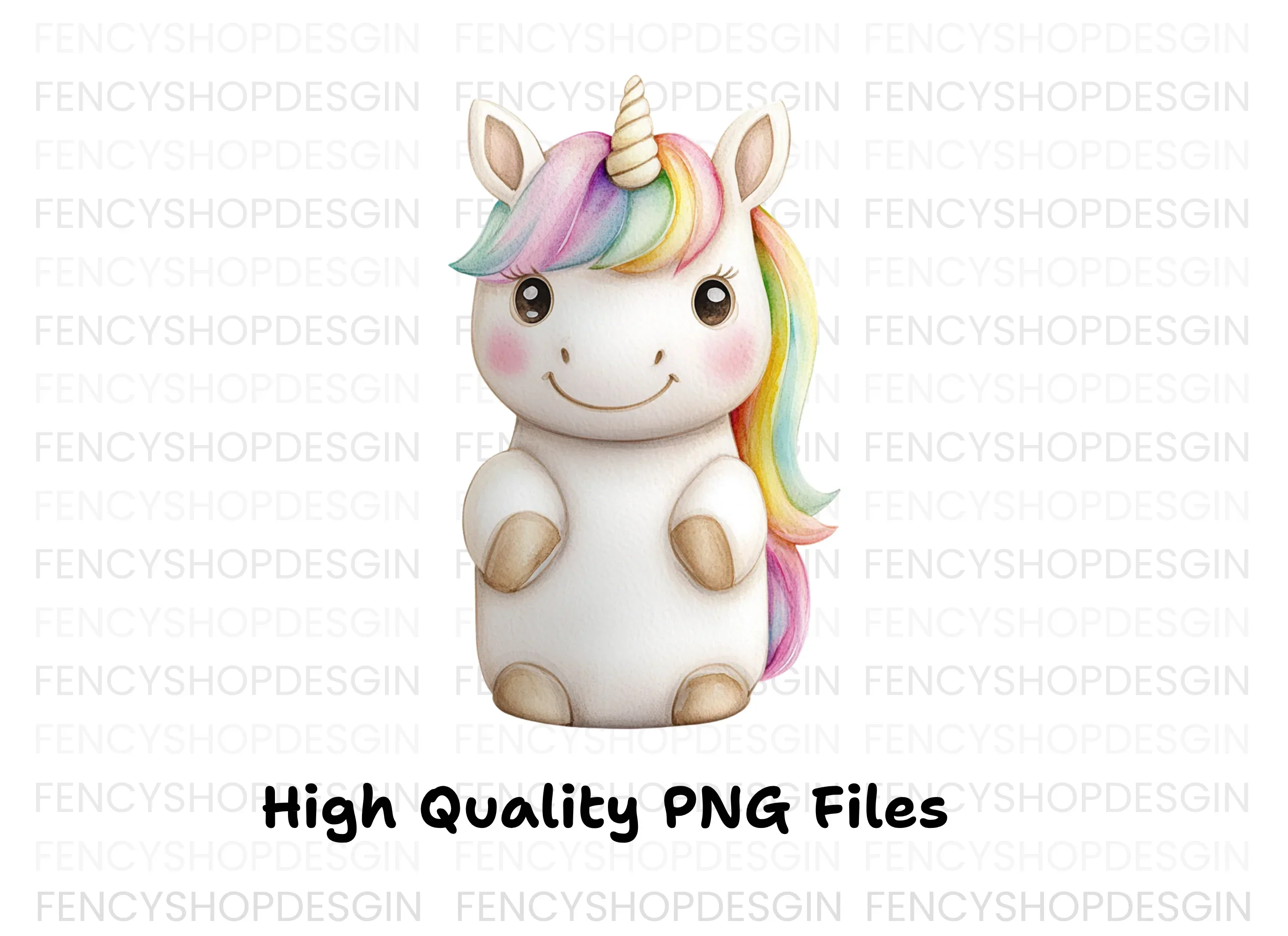 Happy Unicorn Clipart Bundle - Image 3