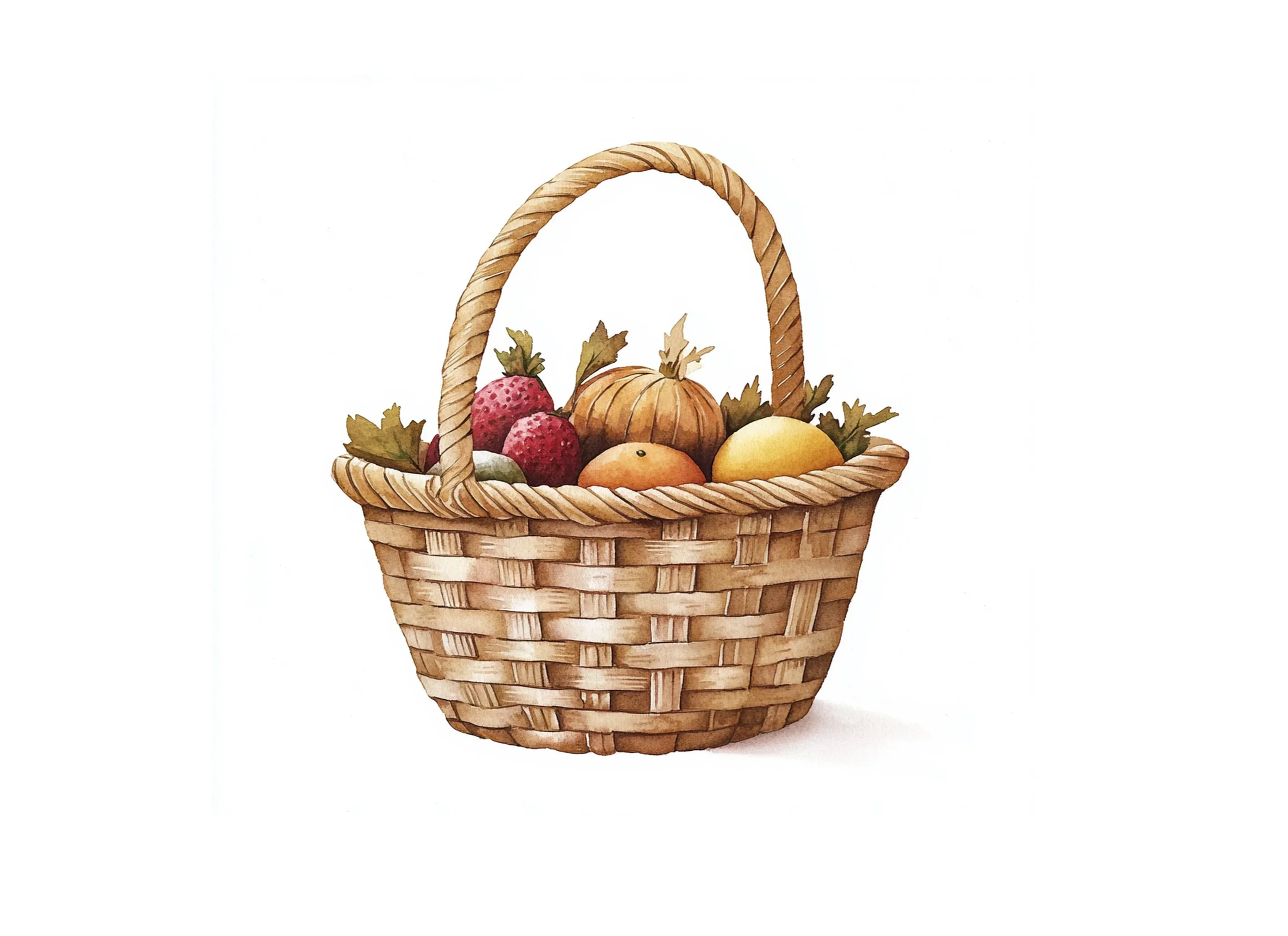 Harvest Baskets Clipart Bundle - Image 2
