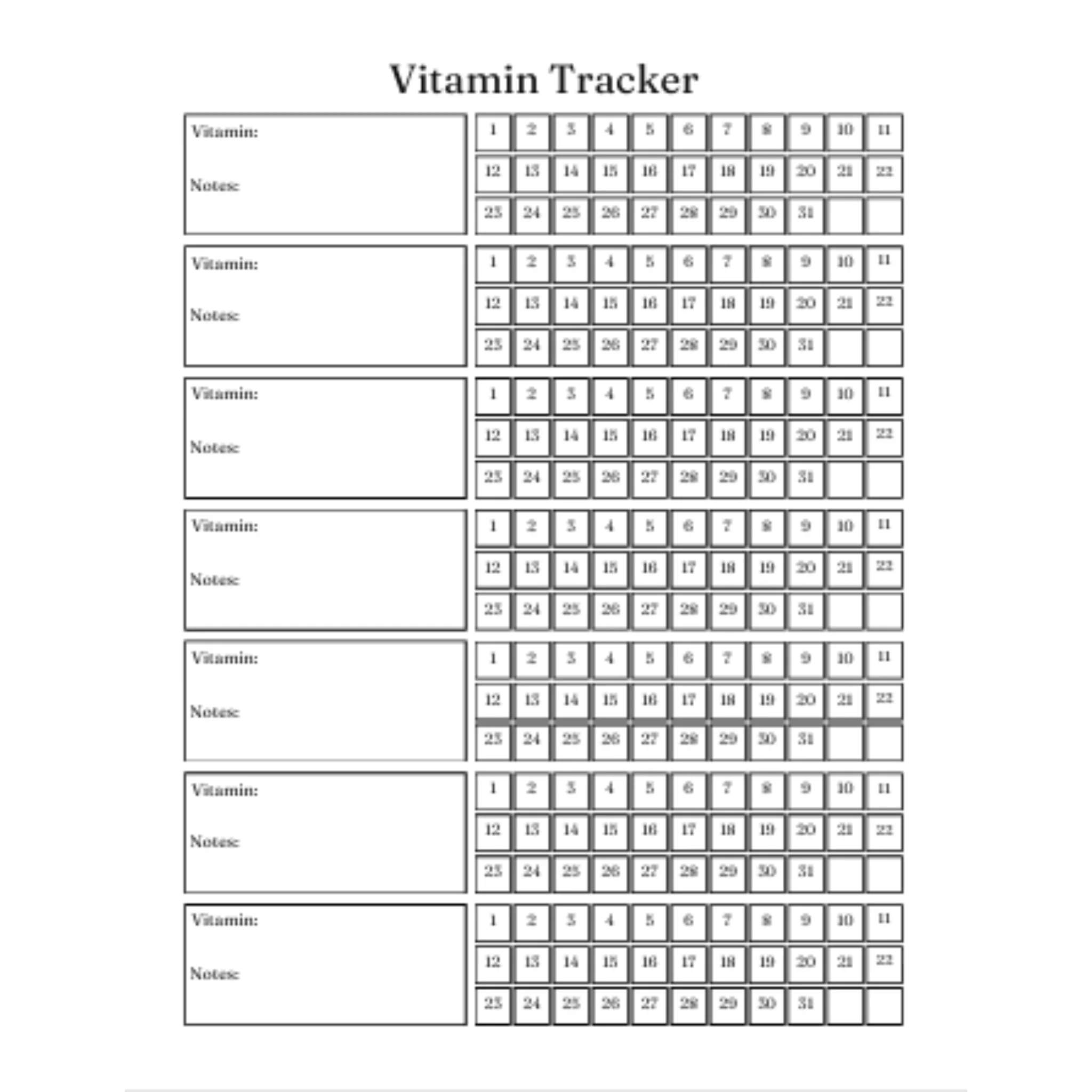 Health and Wellness Planner Bundle - Image 5