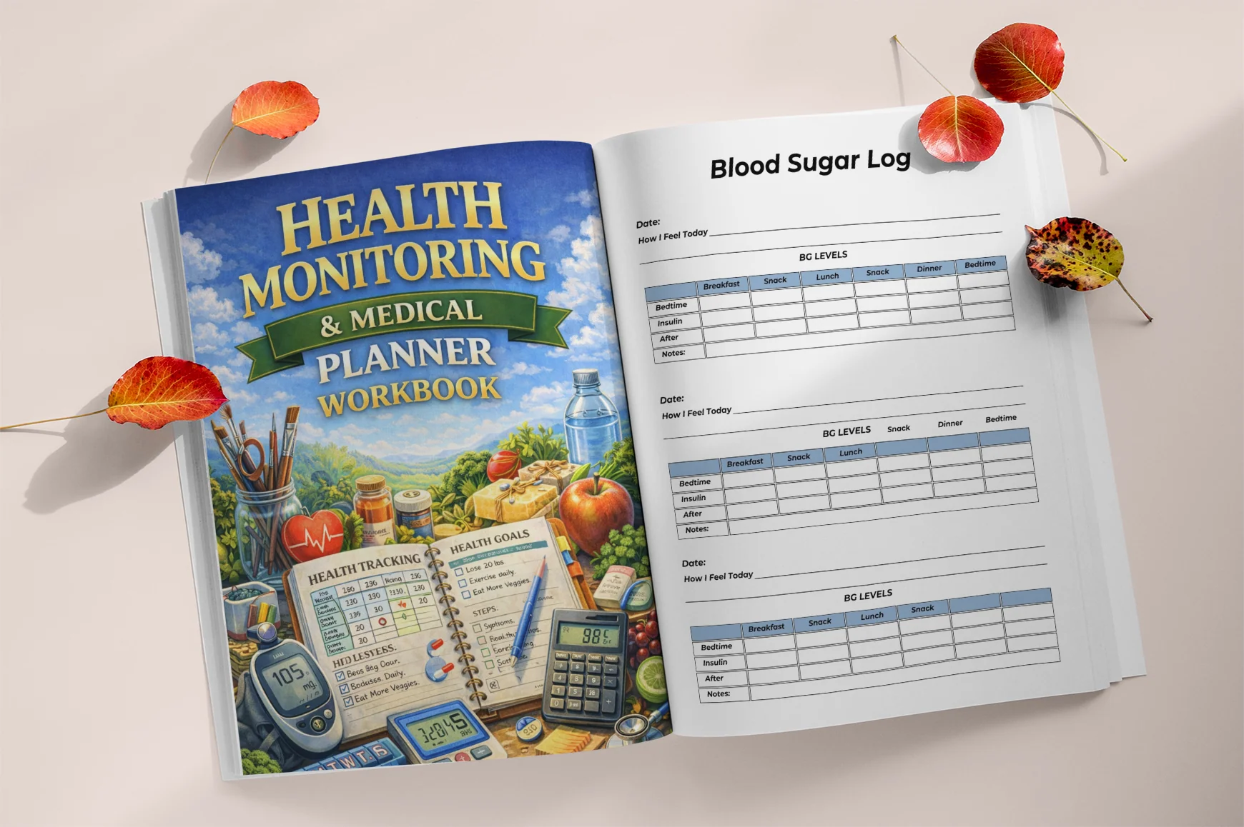 Health Monitoring Medical Workbook - Image 2