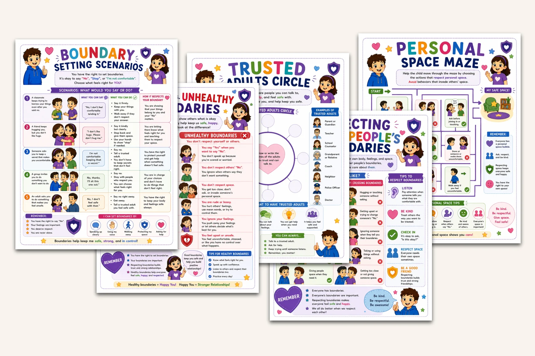 Healthy Boundaries For Kids Workbook - Image 3
