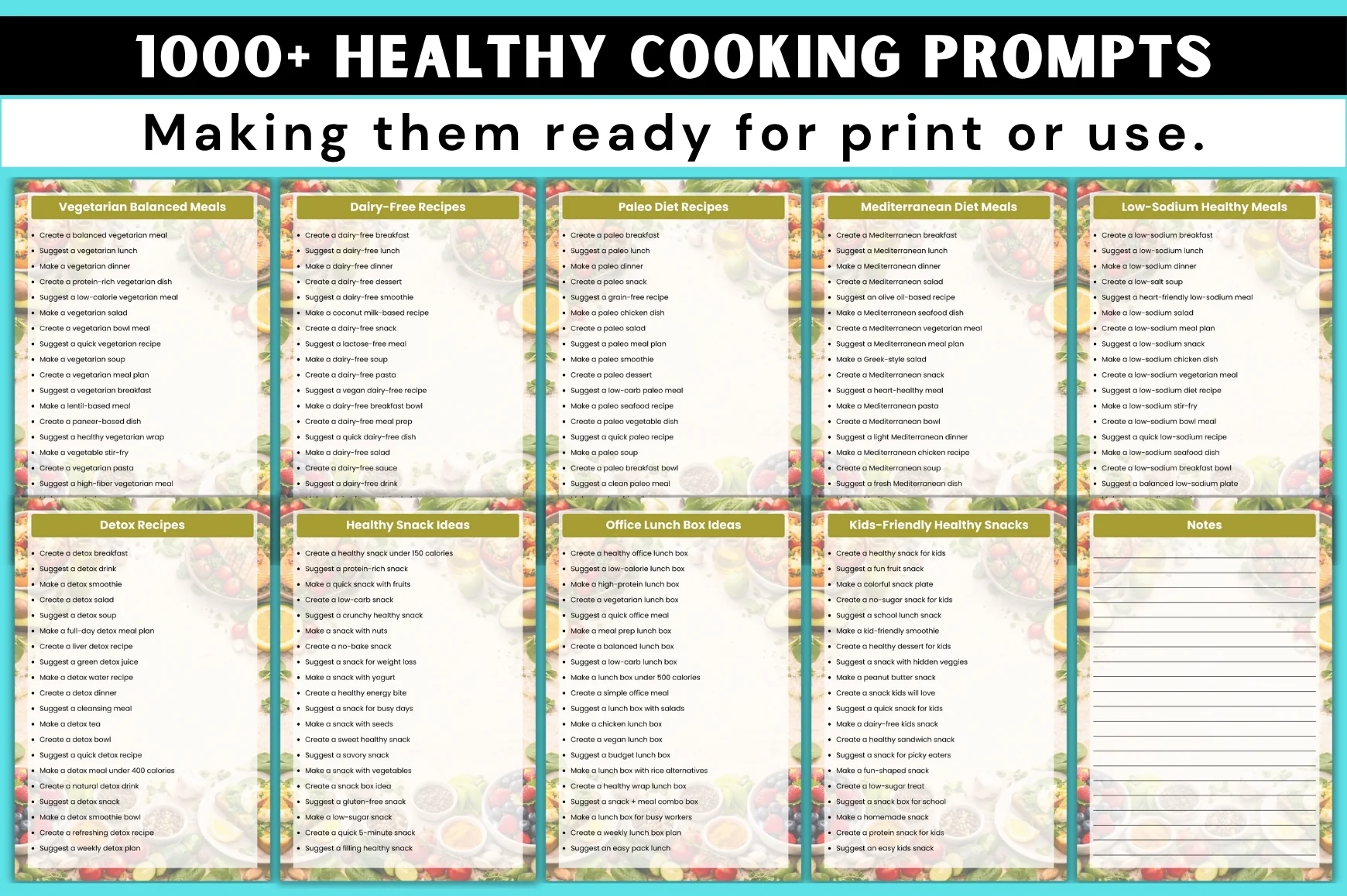 Healthy Cooking Prompts - Image 2