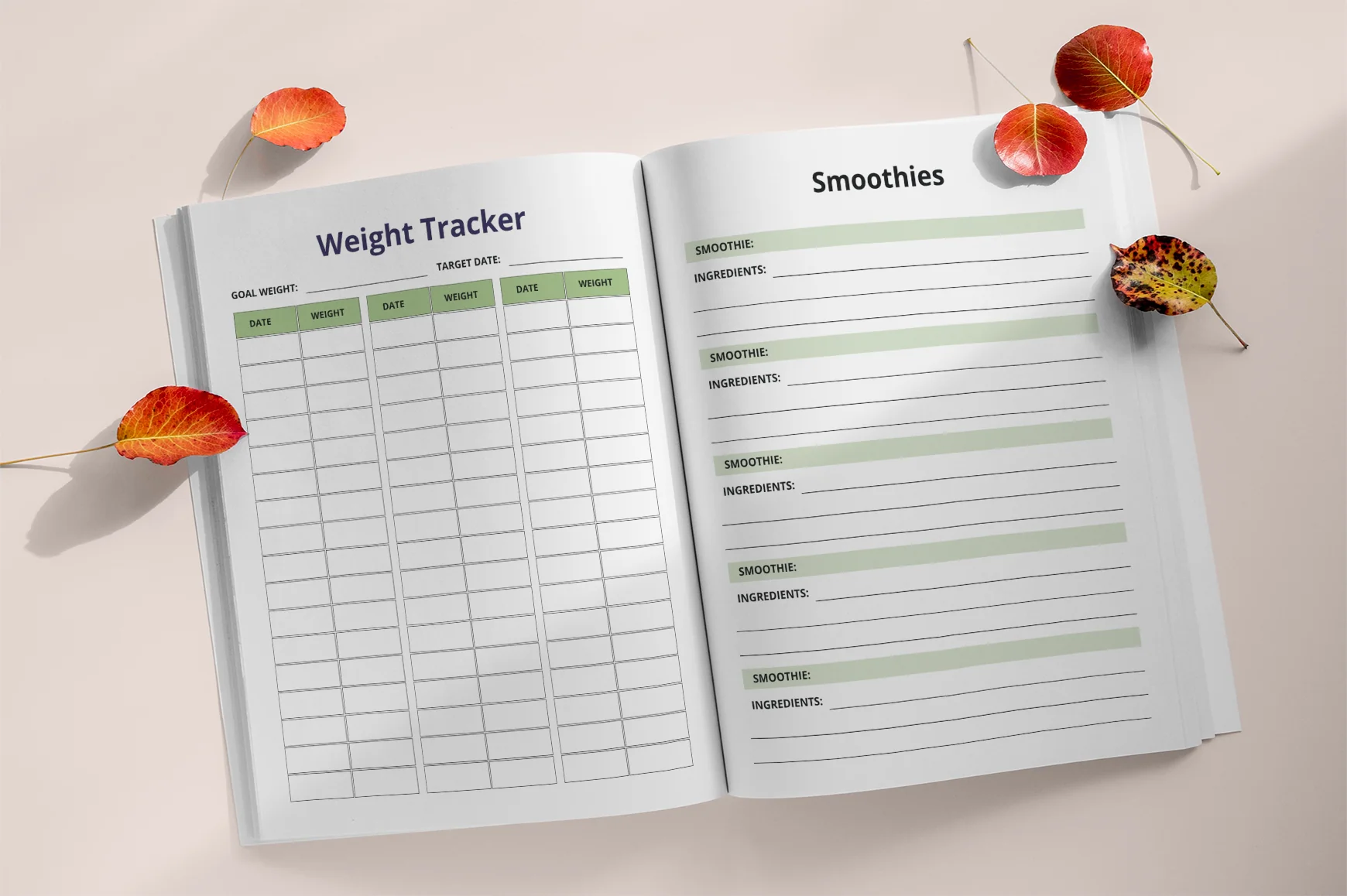 Healthy Habits Wellness Goal Planner - Image 3