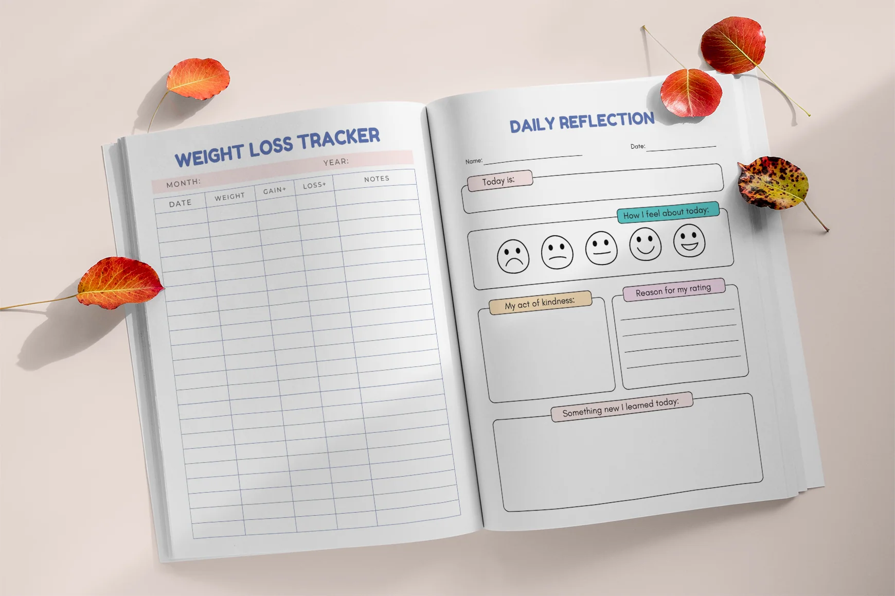 Healthy Lifestyle Fitness Planner - Image 3